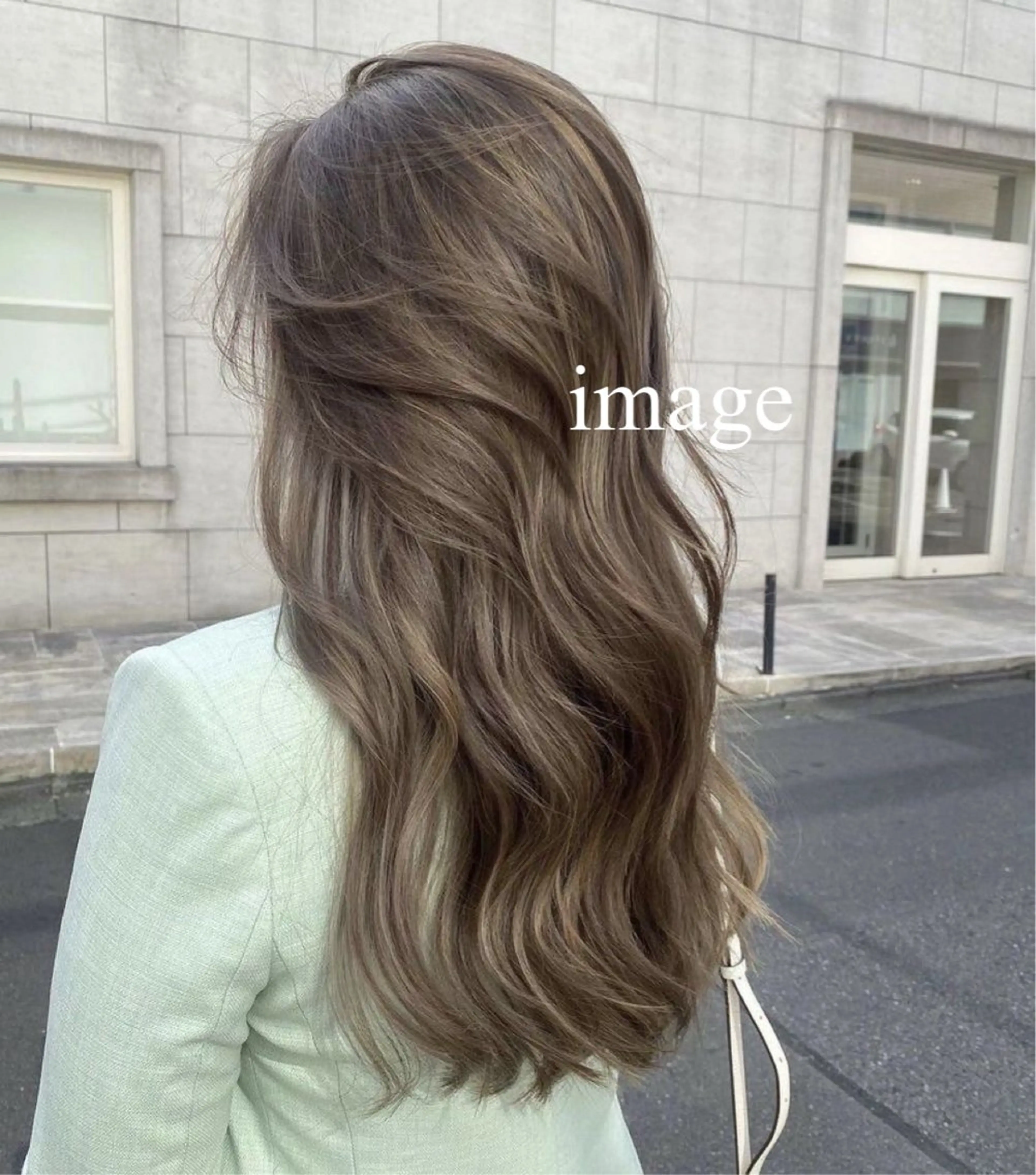 【カットカラー】色落ちまで綺麗に✨寒色カラー🌿(カット込み)の写真