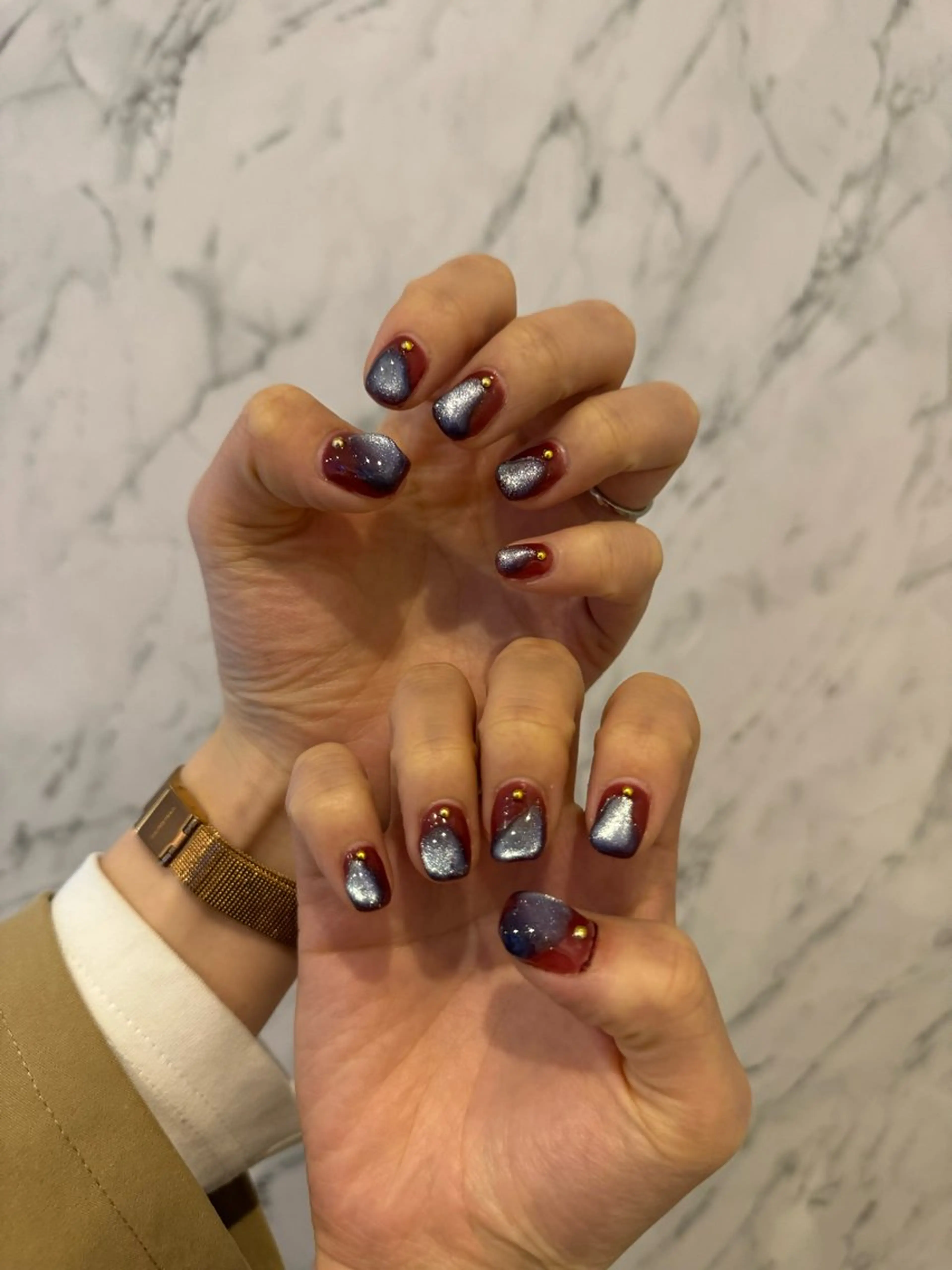 ネイル ハンドネイル Nail Sare Salon Mariris所属・Natsumi💎 堺筋本町ネイルサロンのネイルデザイン