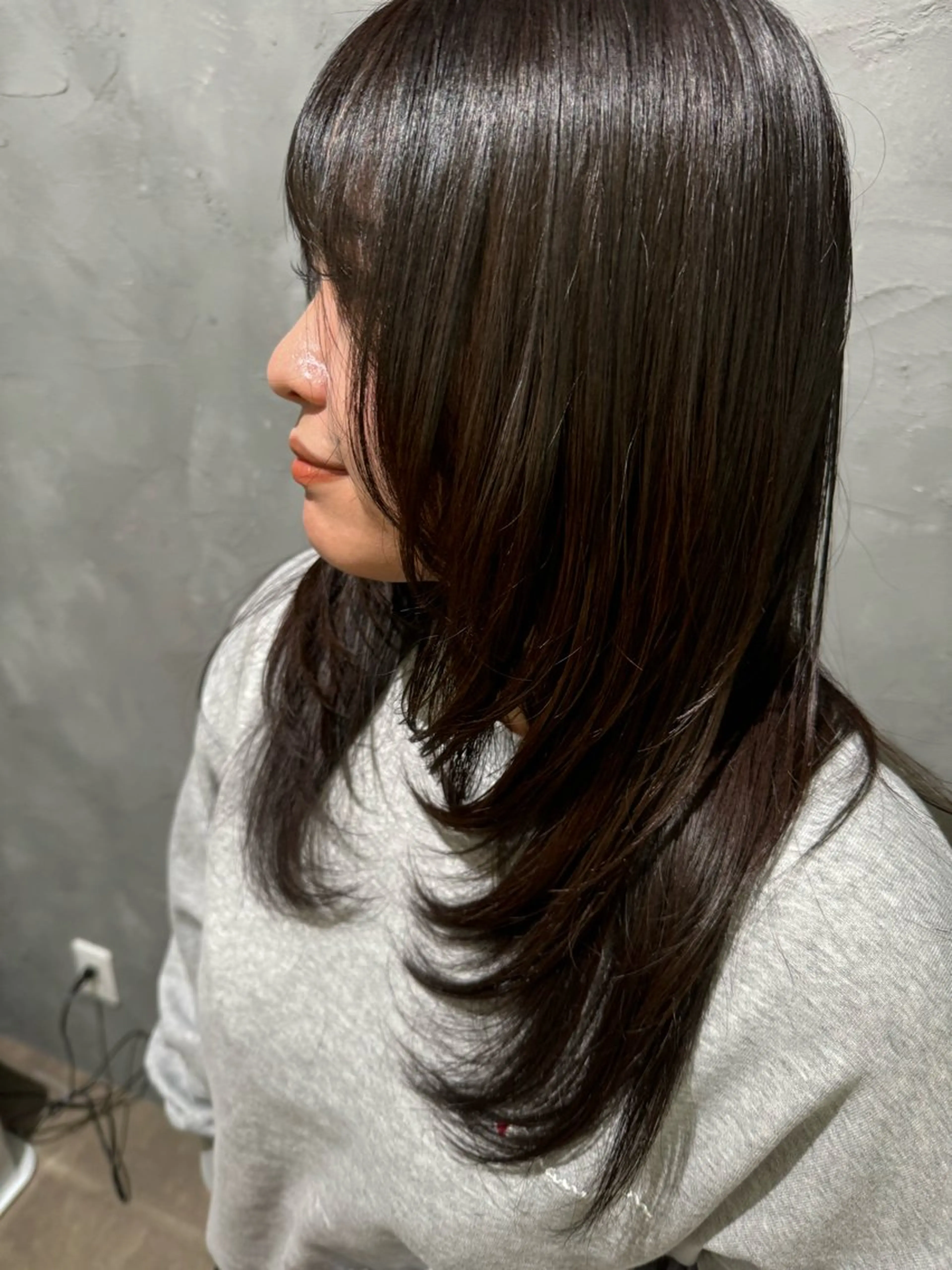 セミロング Sea by LUVISM 万代店所属・モデル募集 /万代/松井茉里奈のヘアスタイル