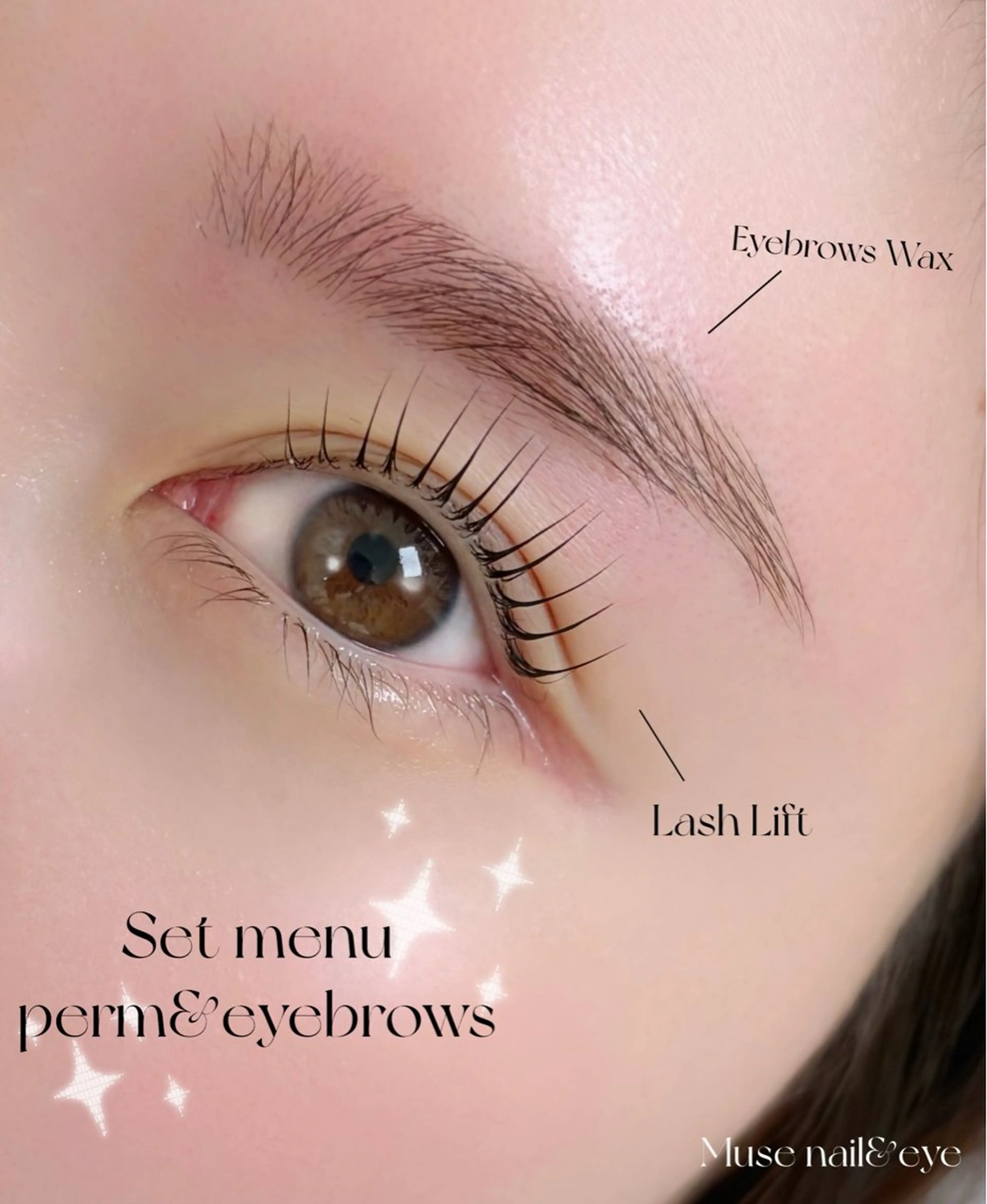 アイブロウ muse momoのマツエク・マツパデザイン