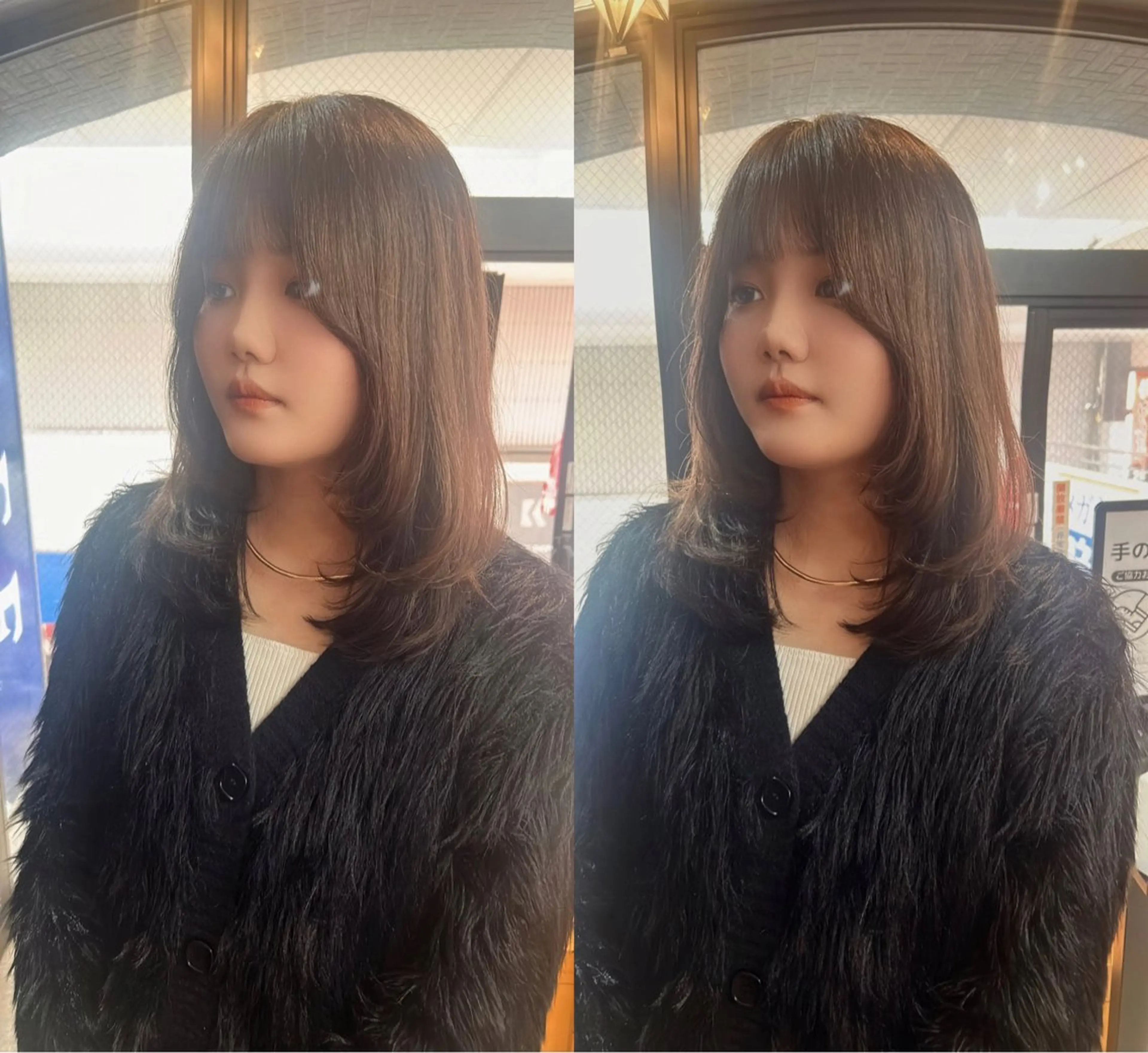 ミディアム レイヤーカット LIFE下通 Miyuuのヘアスタイル