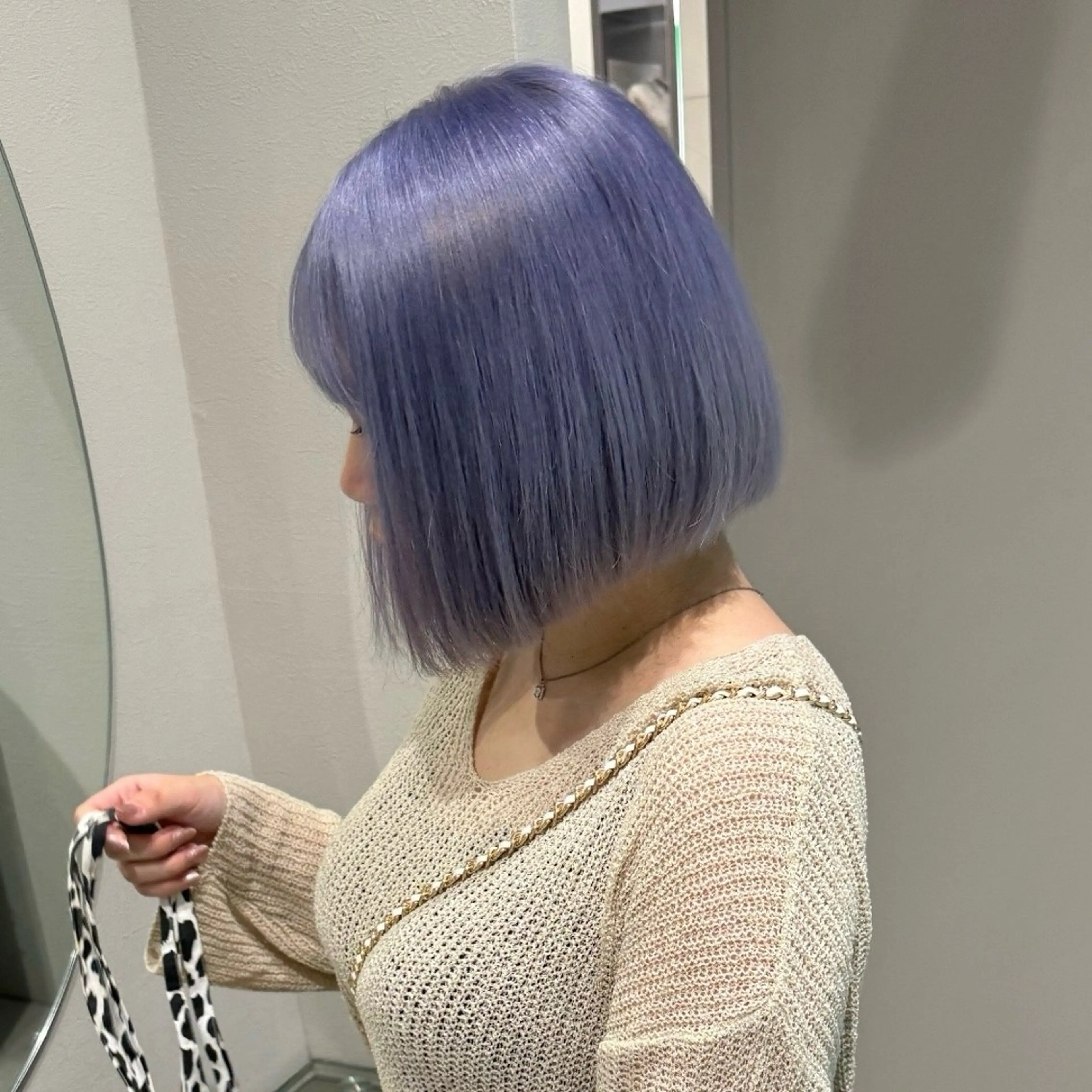 ミディアム カラー GEM/ハイトーン /名駅/kanaeのヘアスタイル