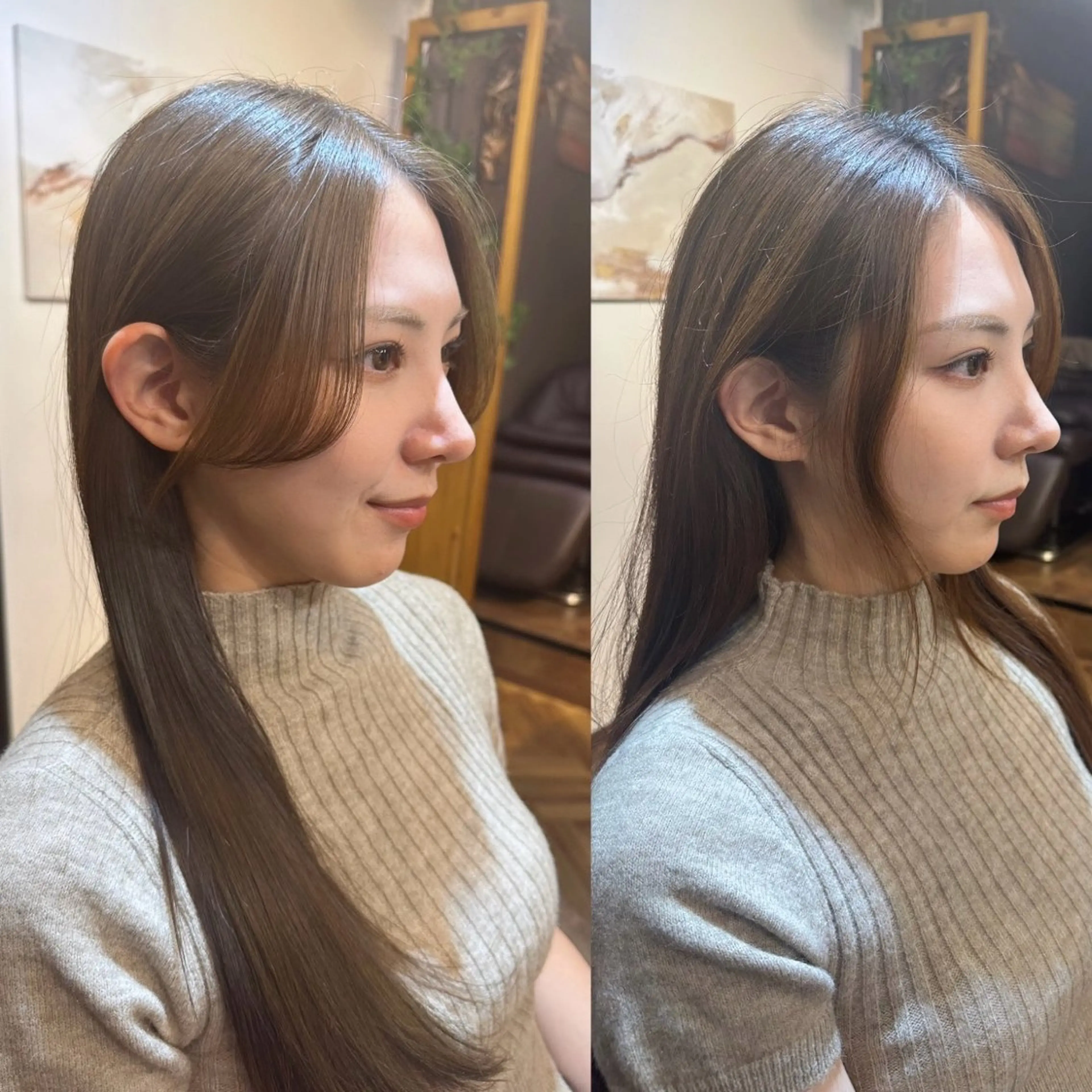 ロング カット ヘアカラー トリートメント 伏田 遼馬のヘアスタイル