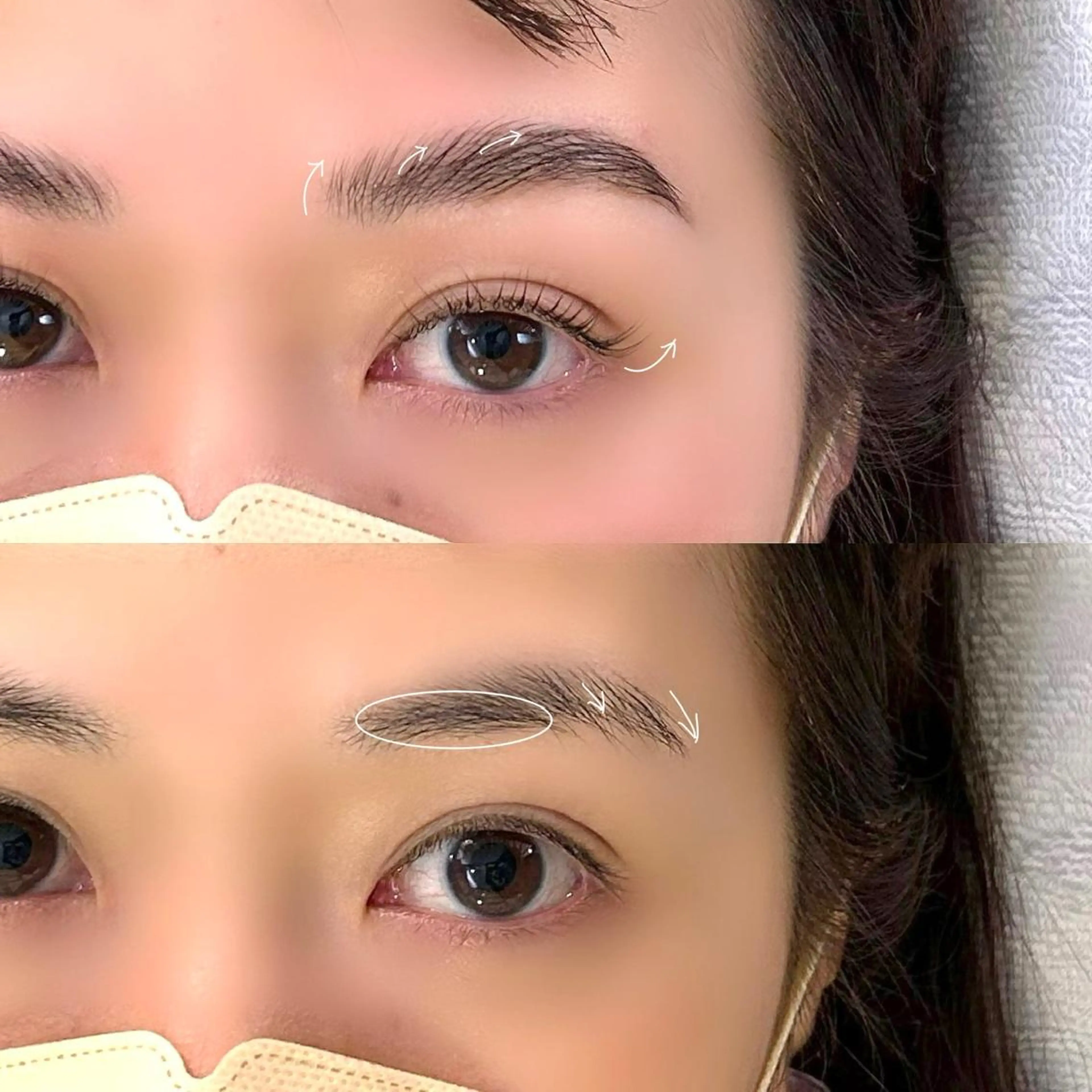 マツエク・マツパ アイブロウ ハリウッドブロウリフト パリジェンヌラッシュリフト GO TODAY SHAiRE SALON Vellmie店所属・吉祥寺kasumi 🌛eye/browのマツエク・マツパデザイン