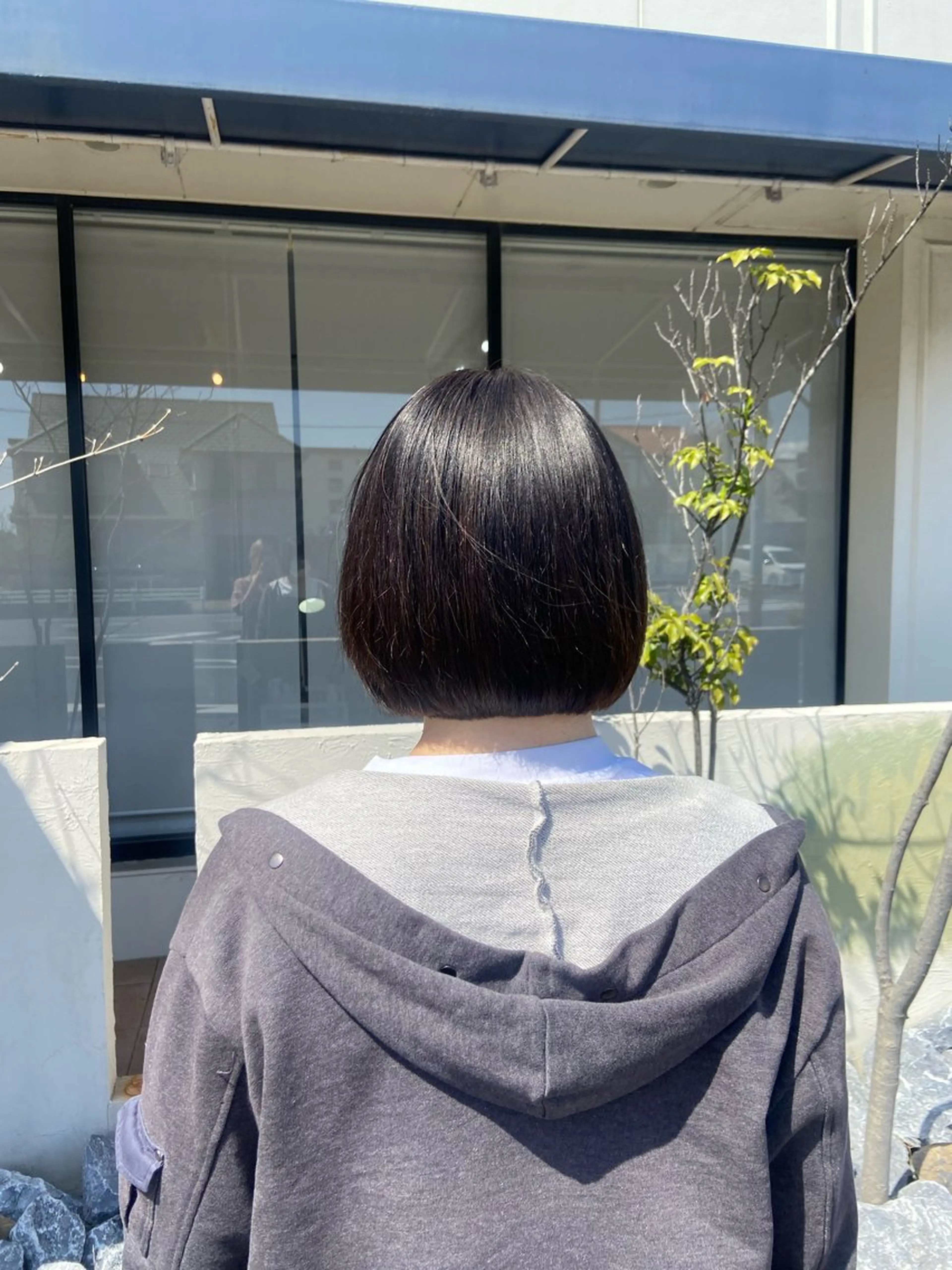 ショート ボブ 🍎韓国カラー licoris寛菜のヘアスタイル