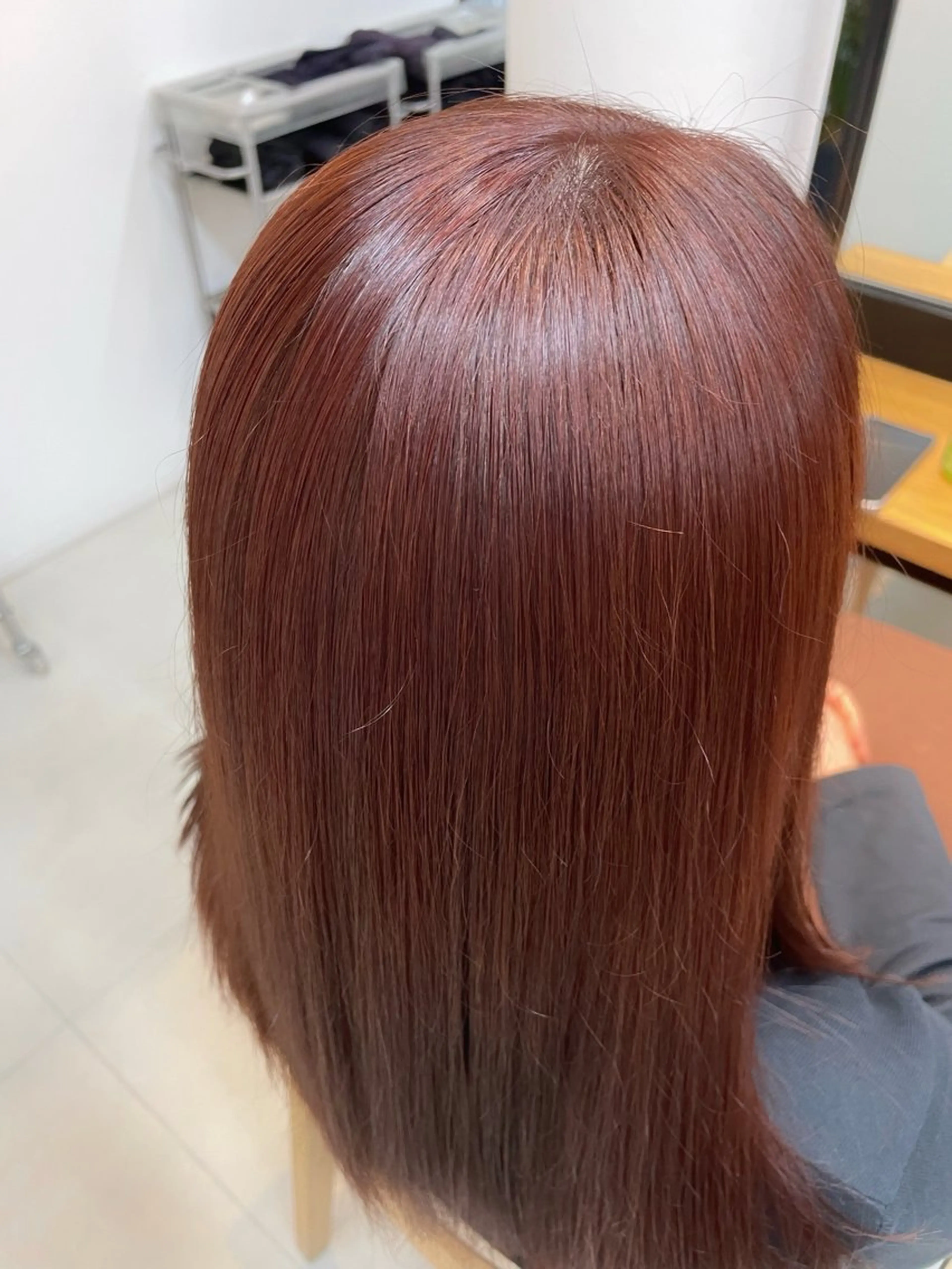 セミロング ヘアカラー トリートメント カットモデル募集中 🤍harunaのヘアスタイル