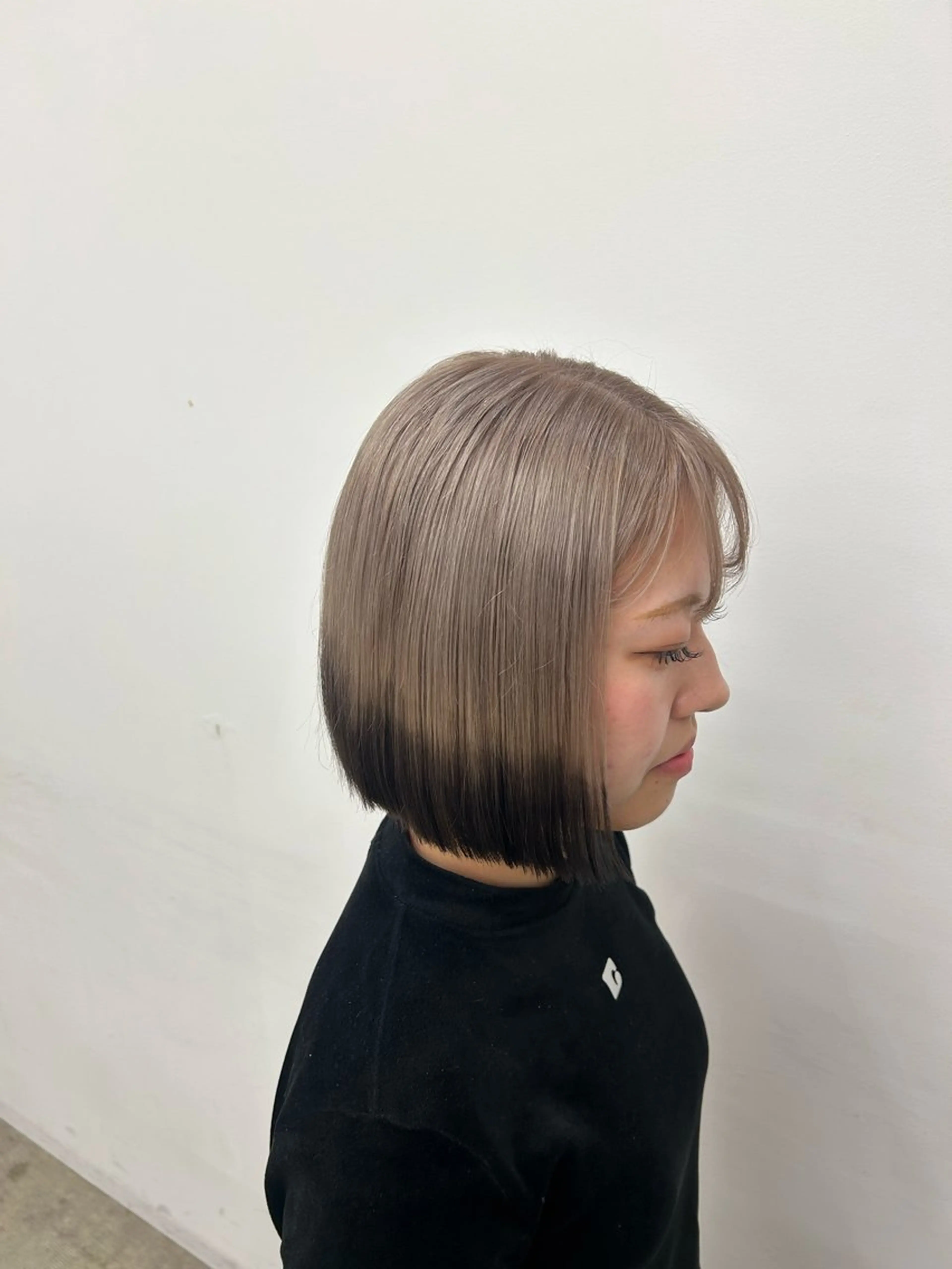 ショート éclat hairs beau group所属・西田 颯花のヘアスタイル