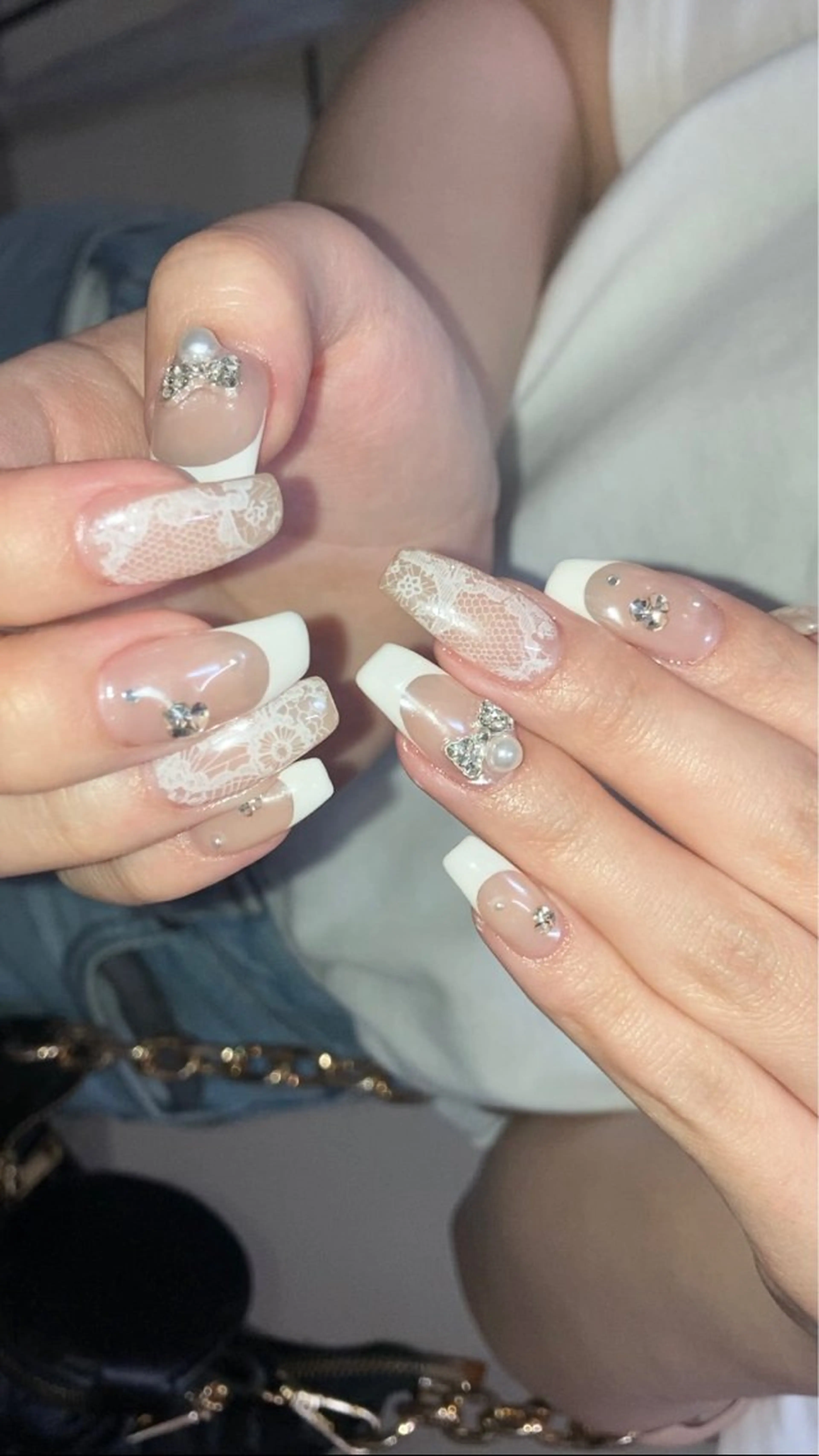 ネイル ハンドネイル フットネイル kana/モード ・グランジ໒꒱のネイルデザイン