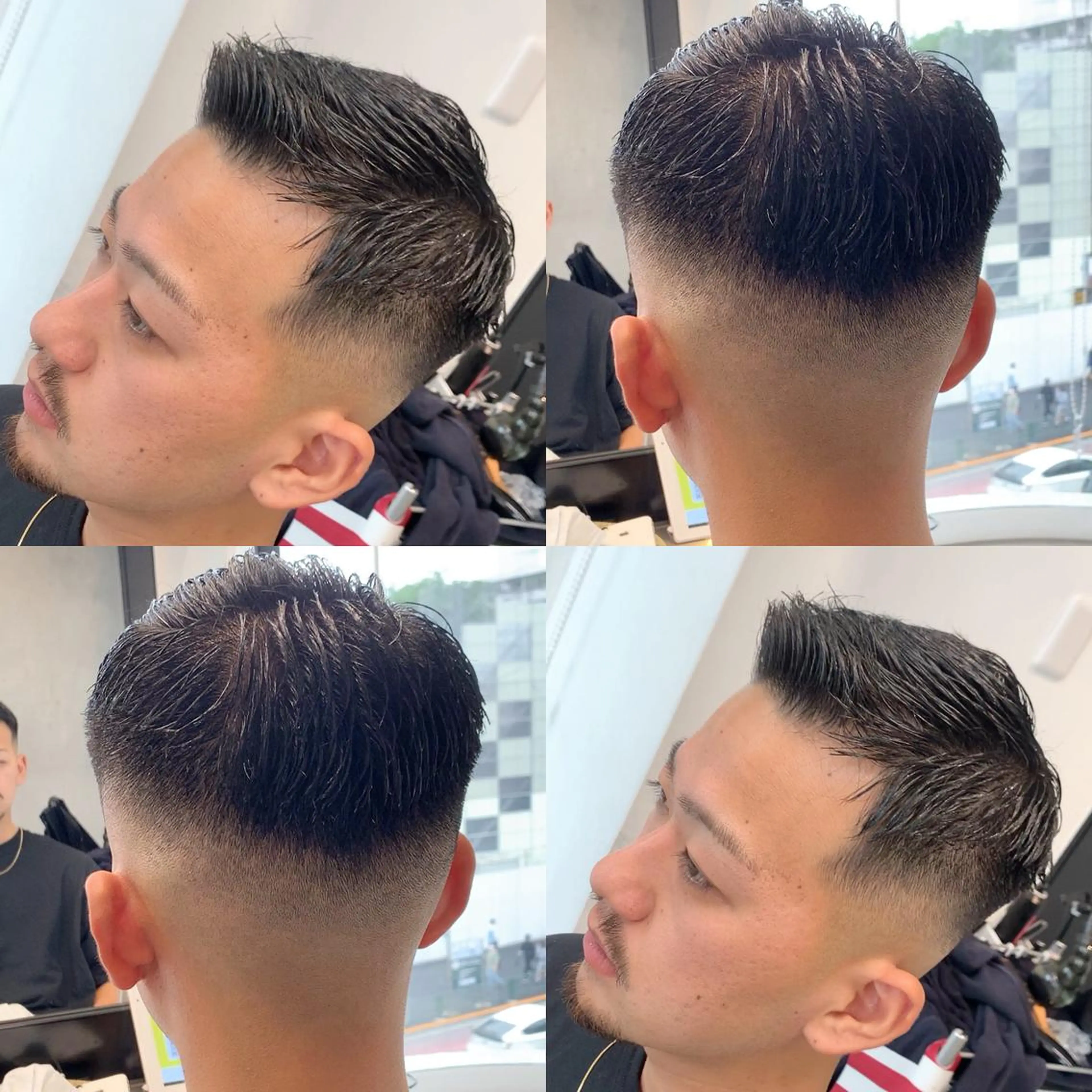 ショート メンズ トリートメント 及川シゲル 髪質改善講師のヘアスタイル