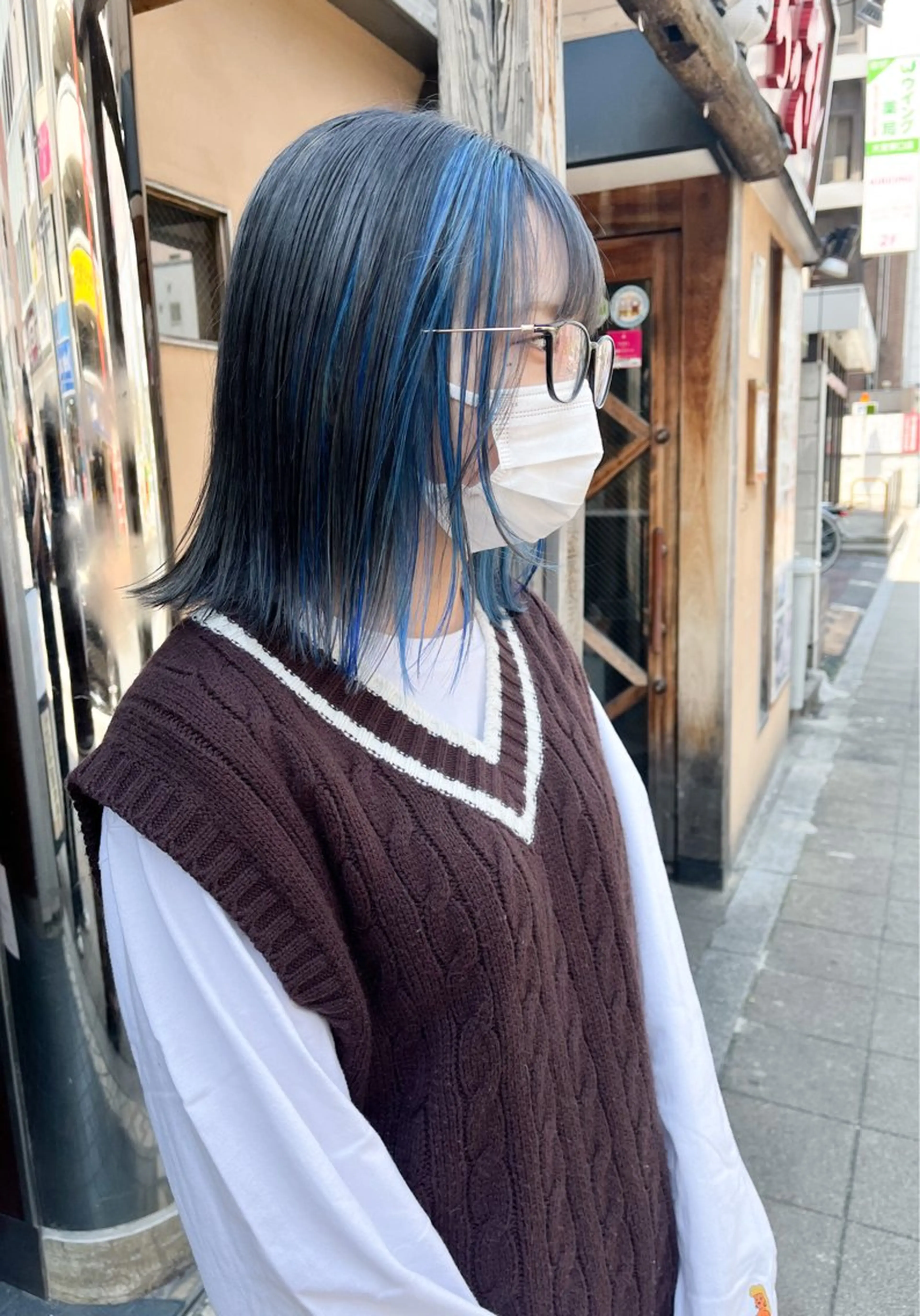 ミディアム 🌈モテ色 村上のぶきのヘアスタイル