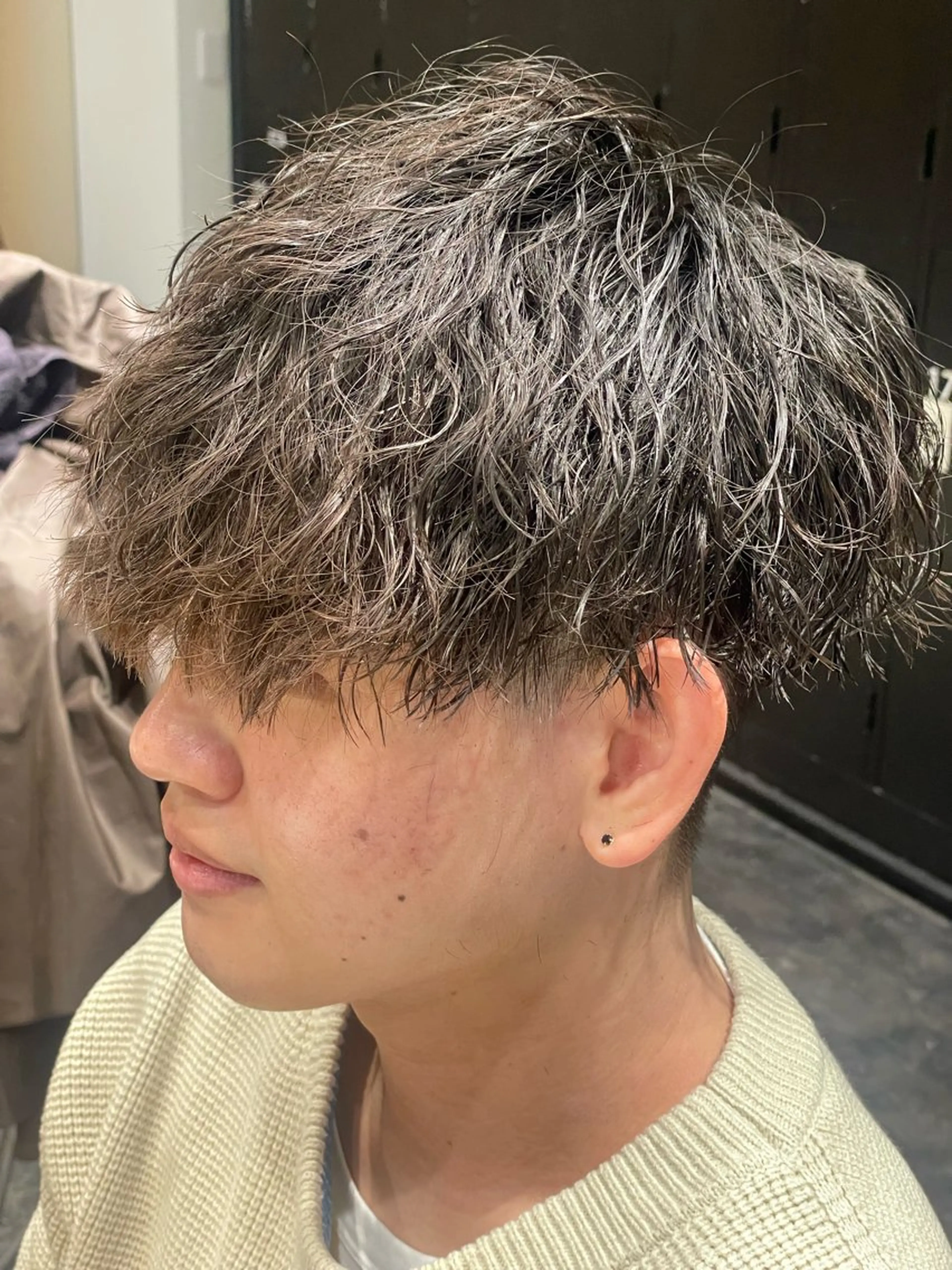 パーマ メンズ カット パーマ 💈メンズ職人 ルキト💈のヘアスタイル
