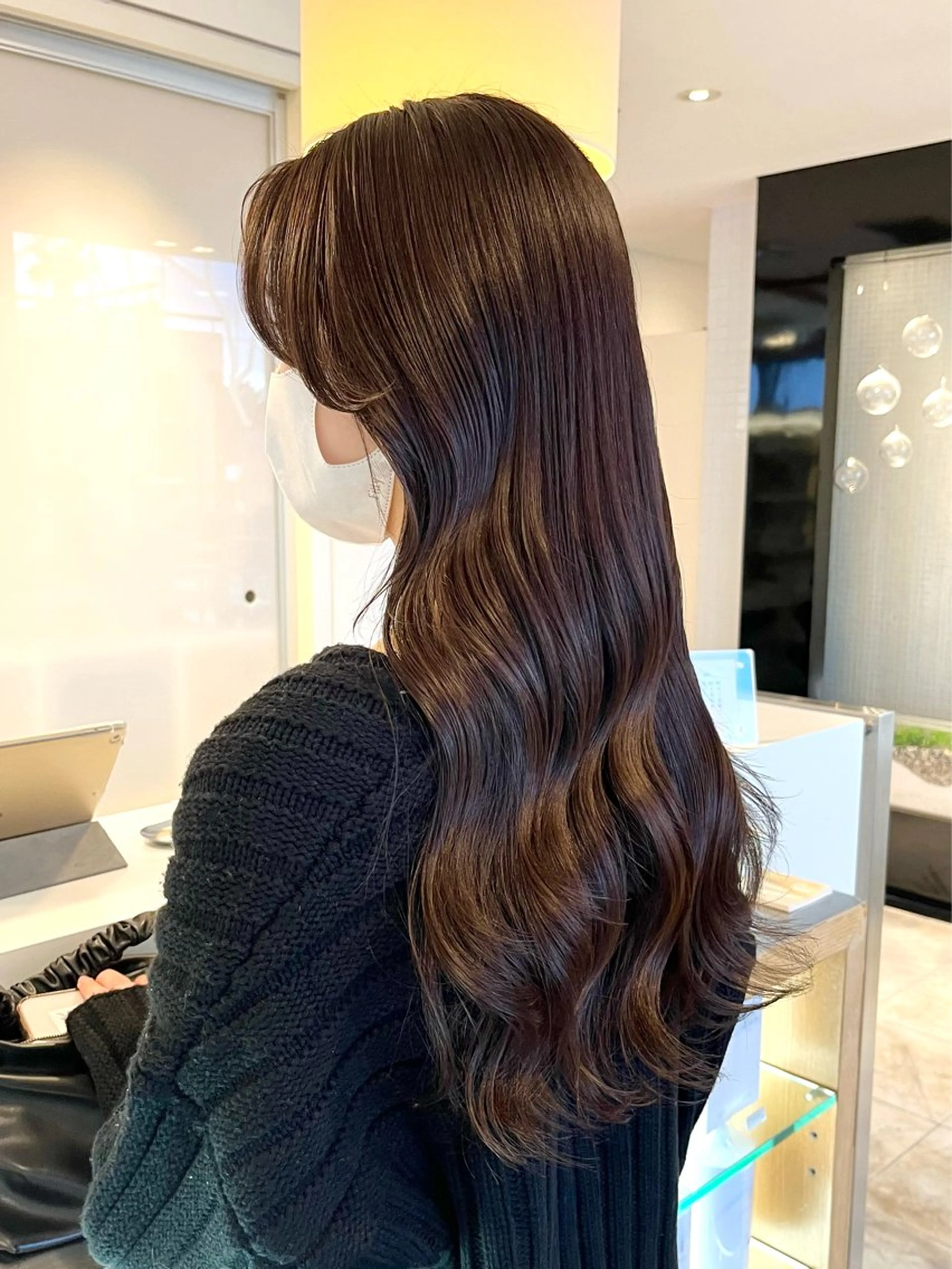 ロング トリートメント 名竹聖治/透明感 カラー/縮毛矯正のヘアスタイル