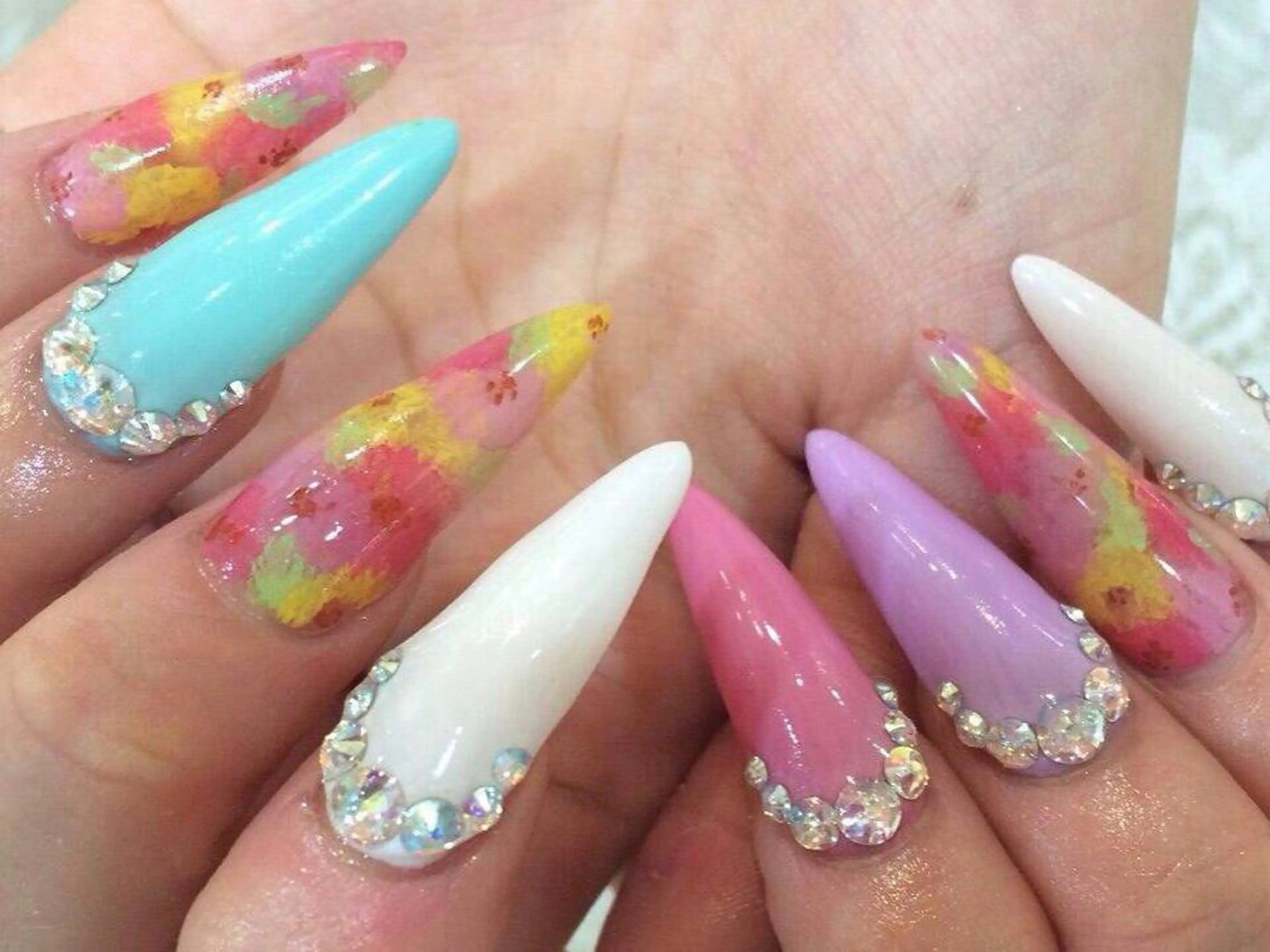 ネイル ロングネイル スカルプネイル Nail cottageのネイルデザイン