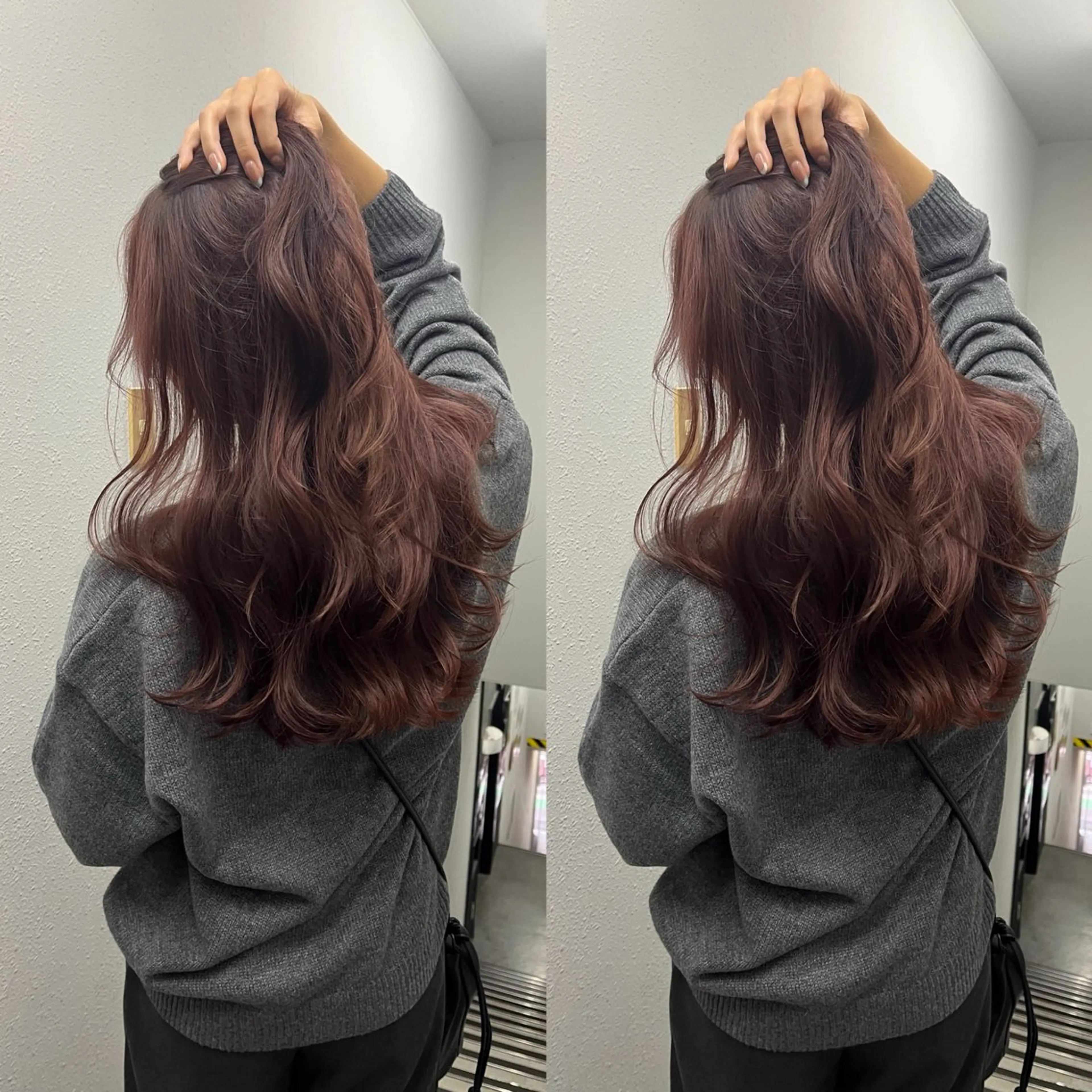 ロング カット ヘアカラー 💗レイヤーショート ボブ艶髪/竜也💗のヘアスタイル