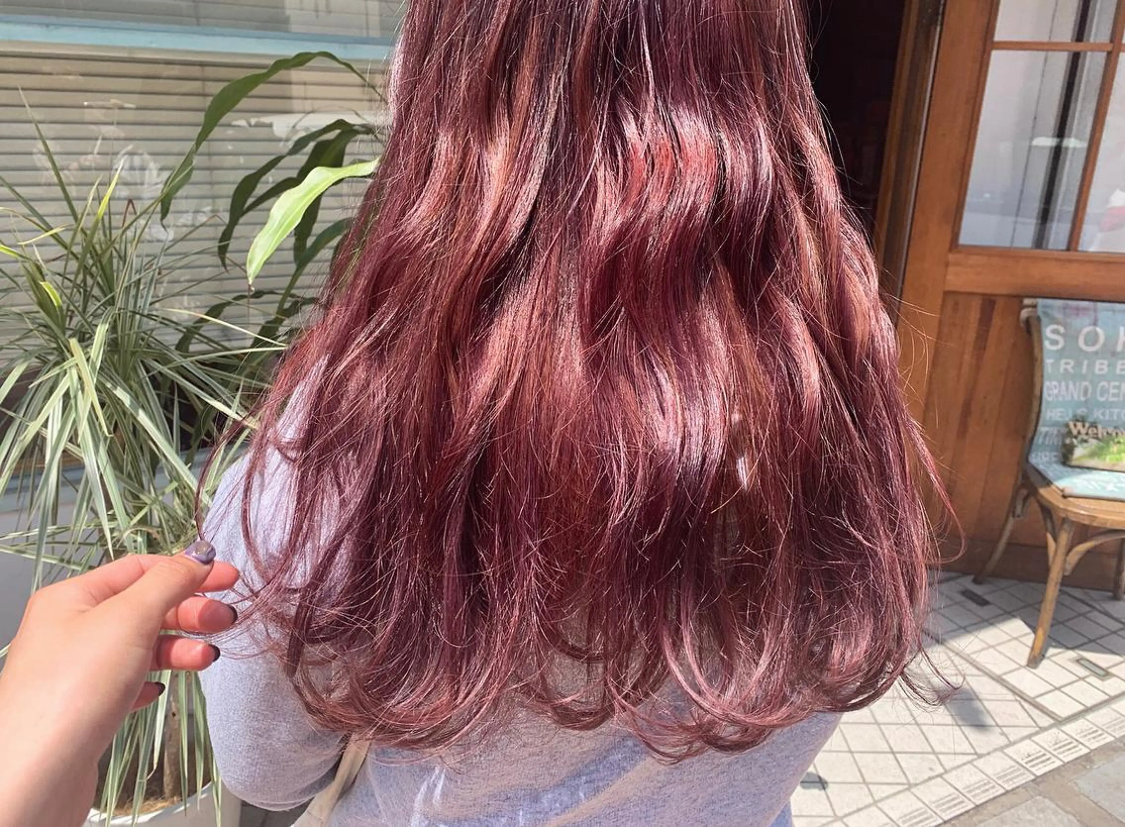 《ハイトーン美髪◎ケアブリーチ使用🌷》💟ダブルカラー + TOKIOトリートメントの写真