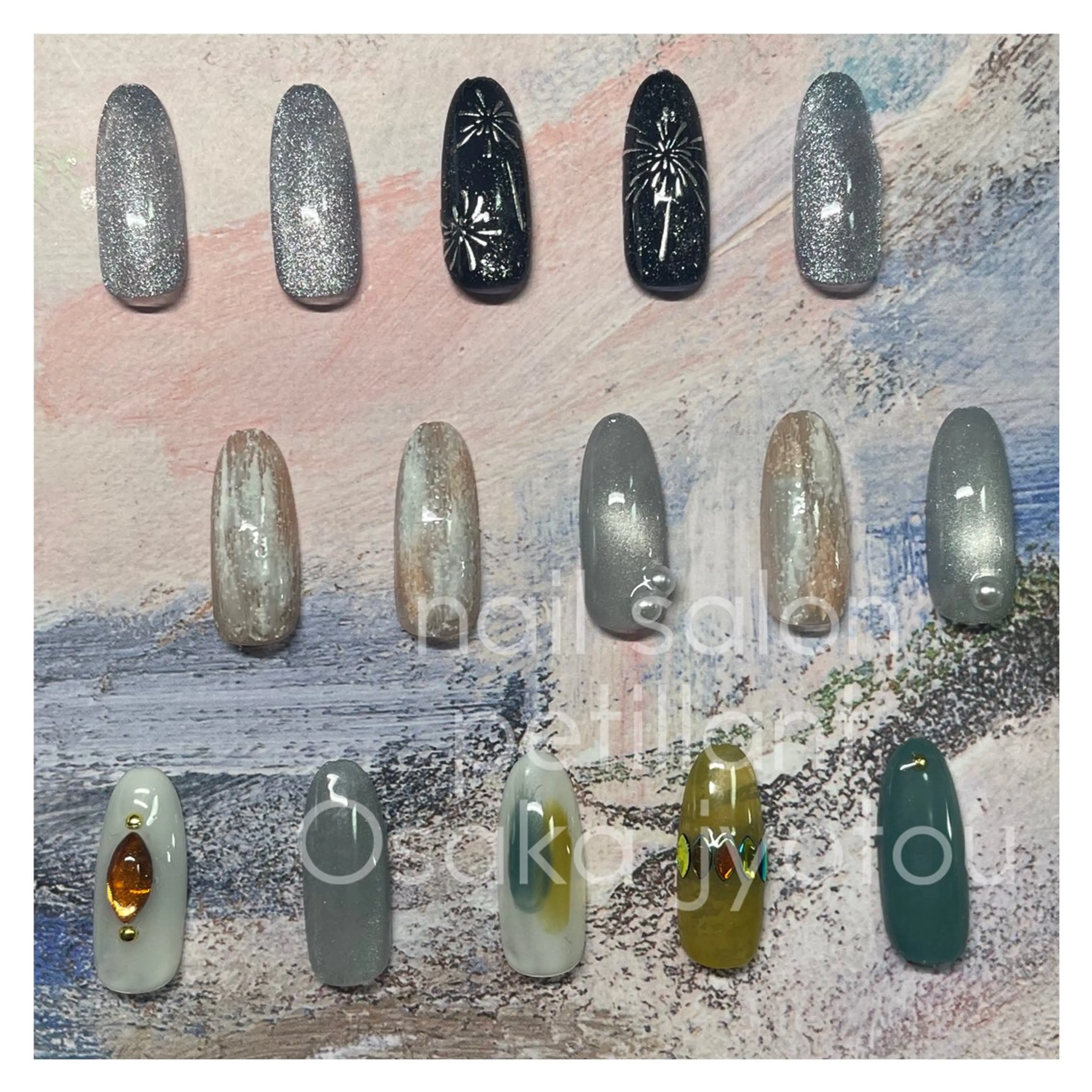 ネイル マットネイル petillant所属・nail salon petillantのネイルデザイン