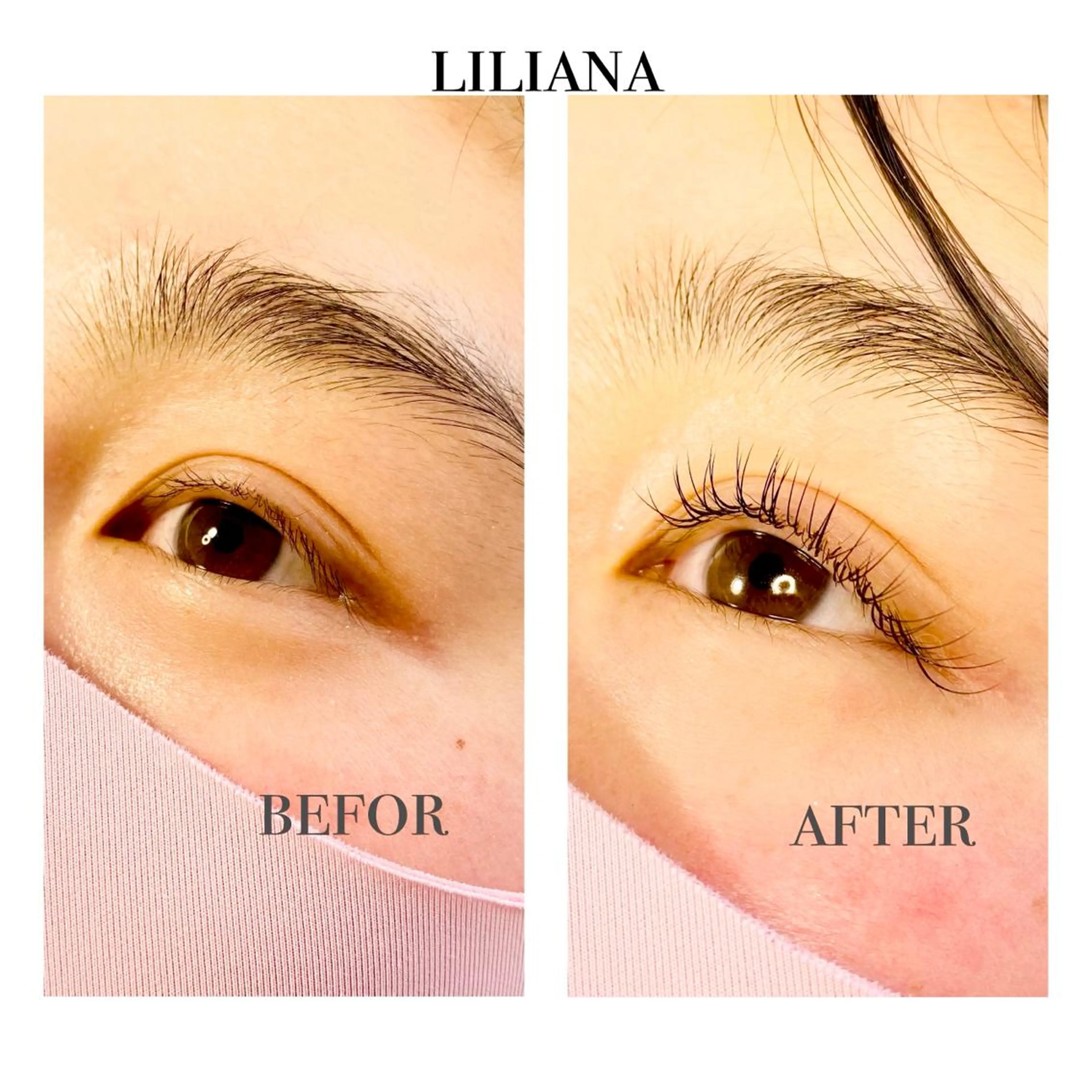 ミディアム カラー パーマ ヘアアレンジ メンズ キッズ ネイル マツエク・マツパ ナチュラル マツエク 地域 No. 1店 nail&eyelash Liliana所属・ベテランのお店です 🍓.Lilianaのマツエク・マツパデザイン