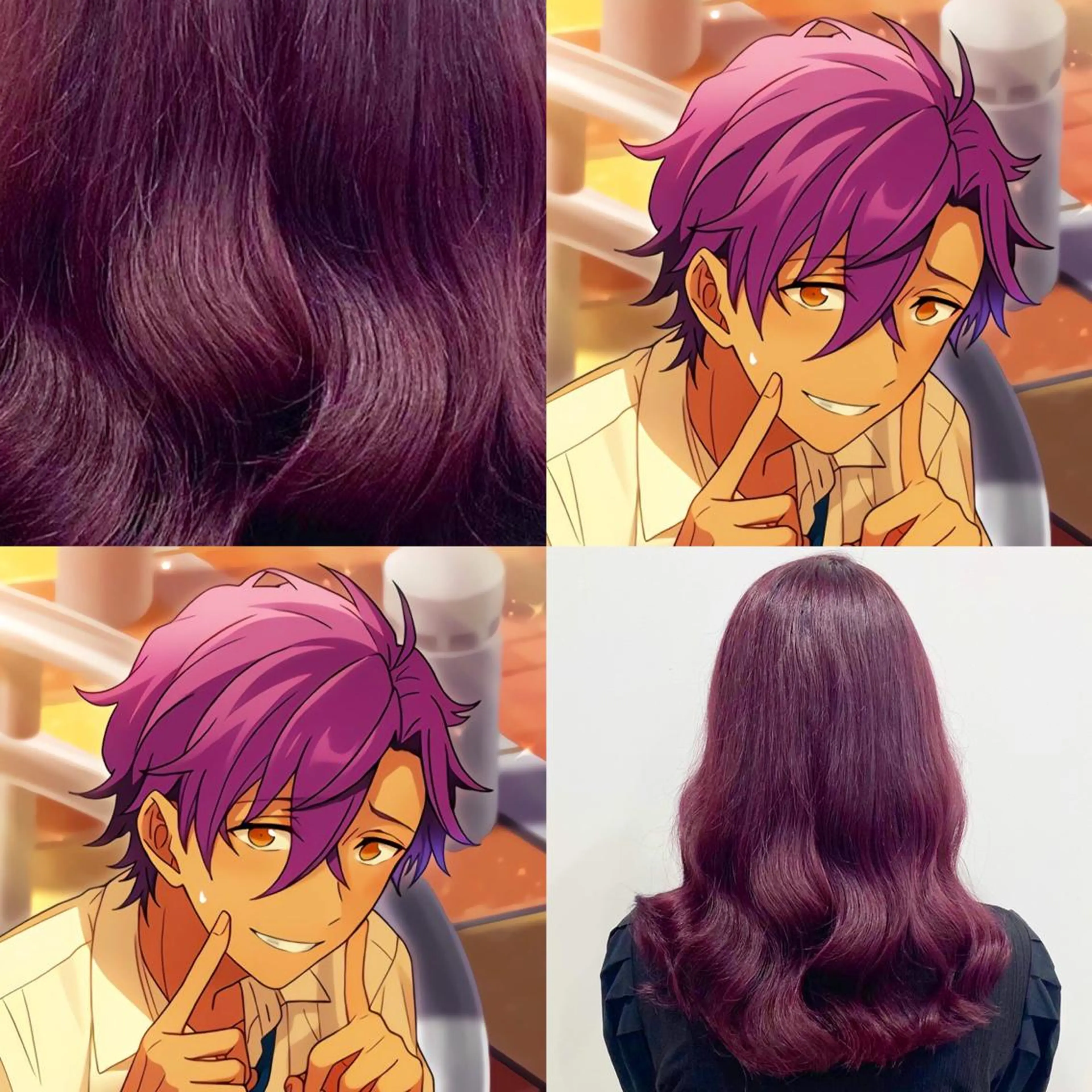 ロング カラー 𝘳𝘺𝘰𝘬𝘢 髪質改善／ブリーチのヘアスタイル