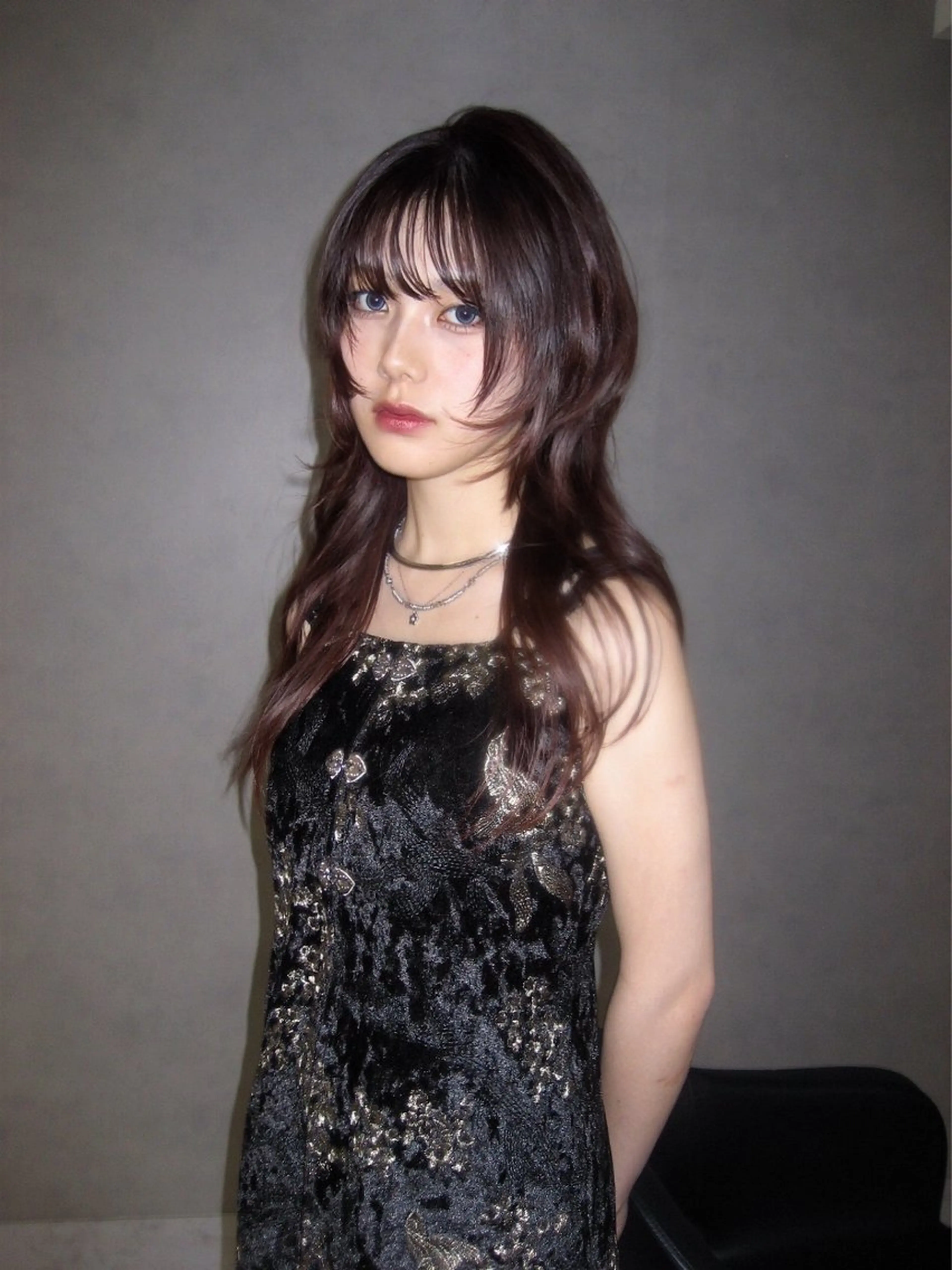 ロング カラー ブラウンカラー レイヤーカット トリートメント トリートメント 山口 あかりのヘアスタイル