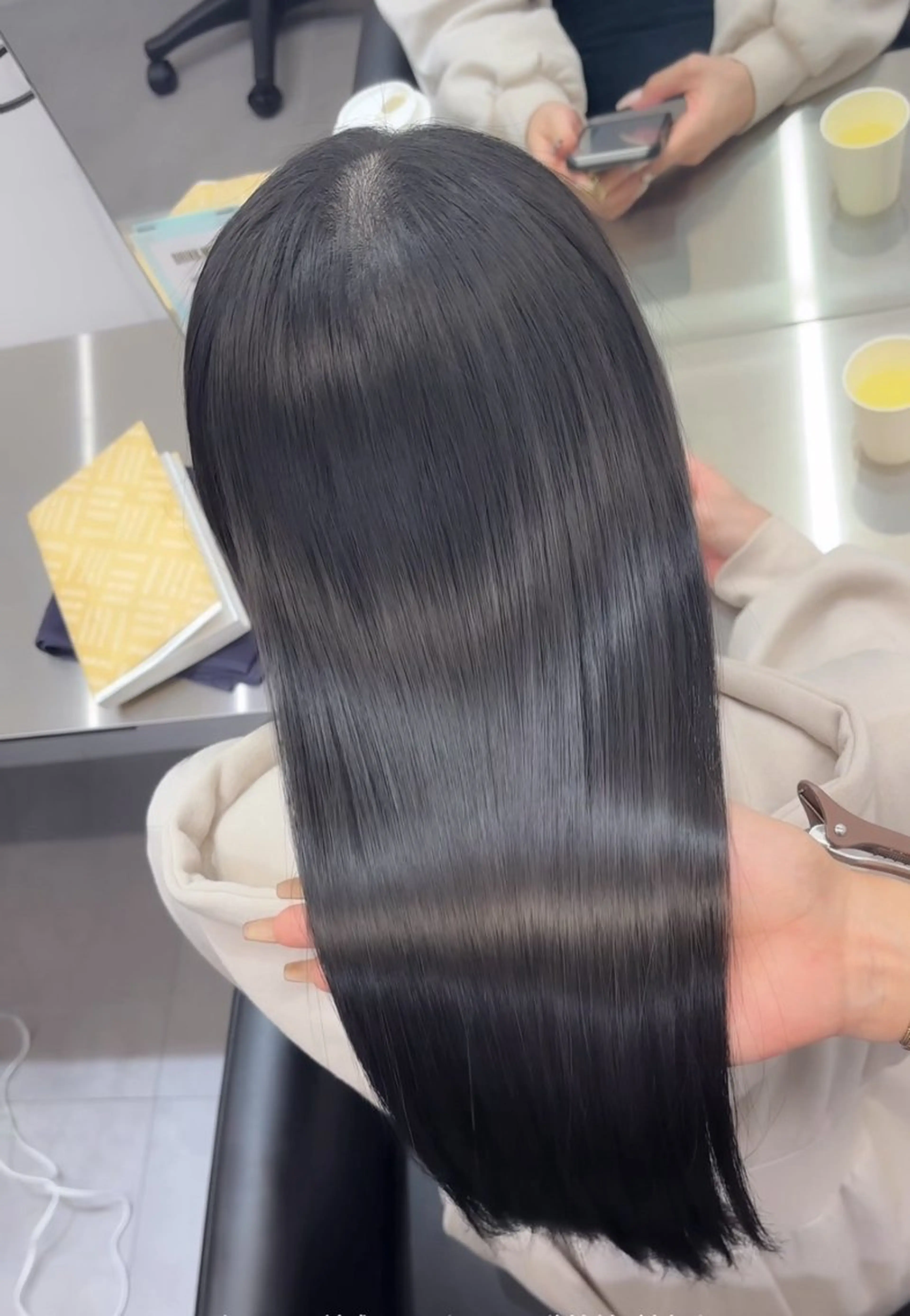 ロング 髪質改善 縮毛矯正 巻ける縮毛矯正 Sachi🐰のヘアスタイル