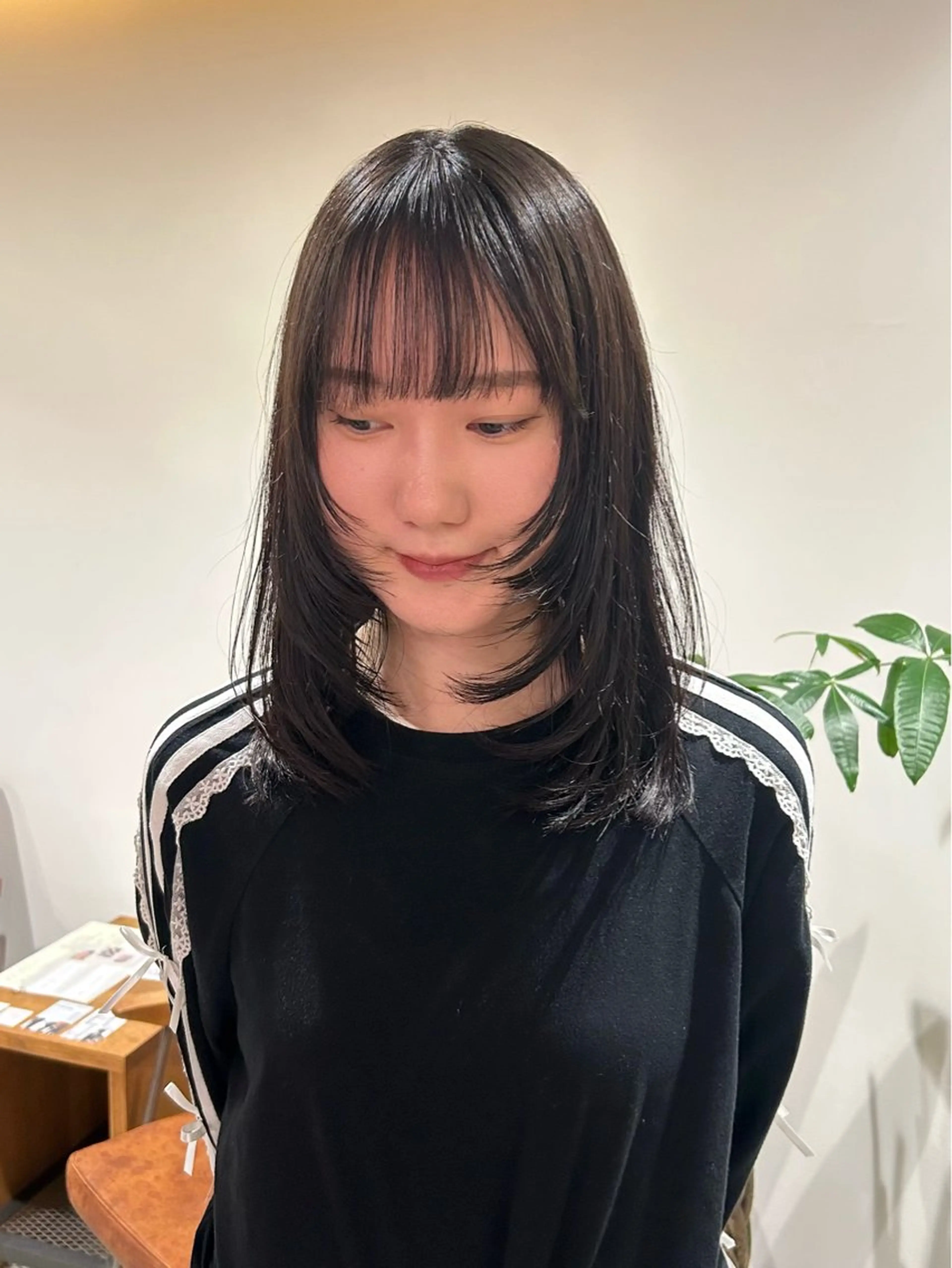 韓国風ロングレイヤー🖤の写真