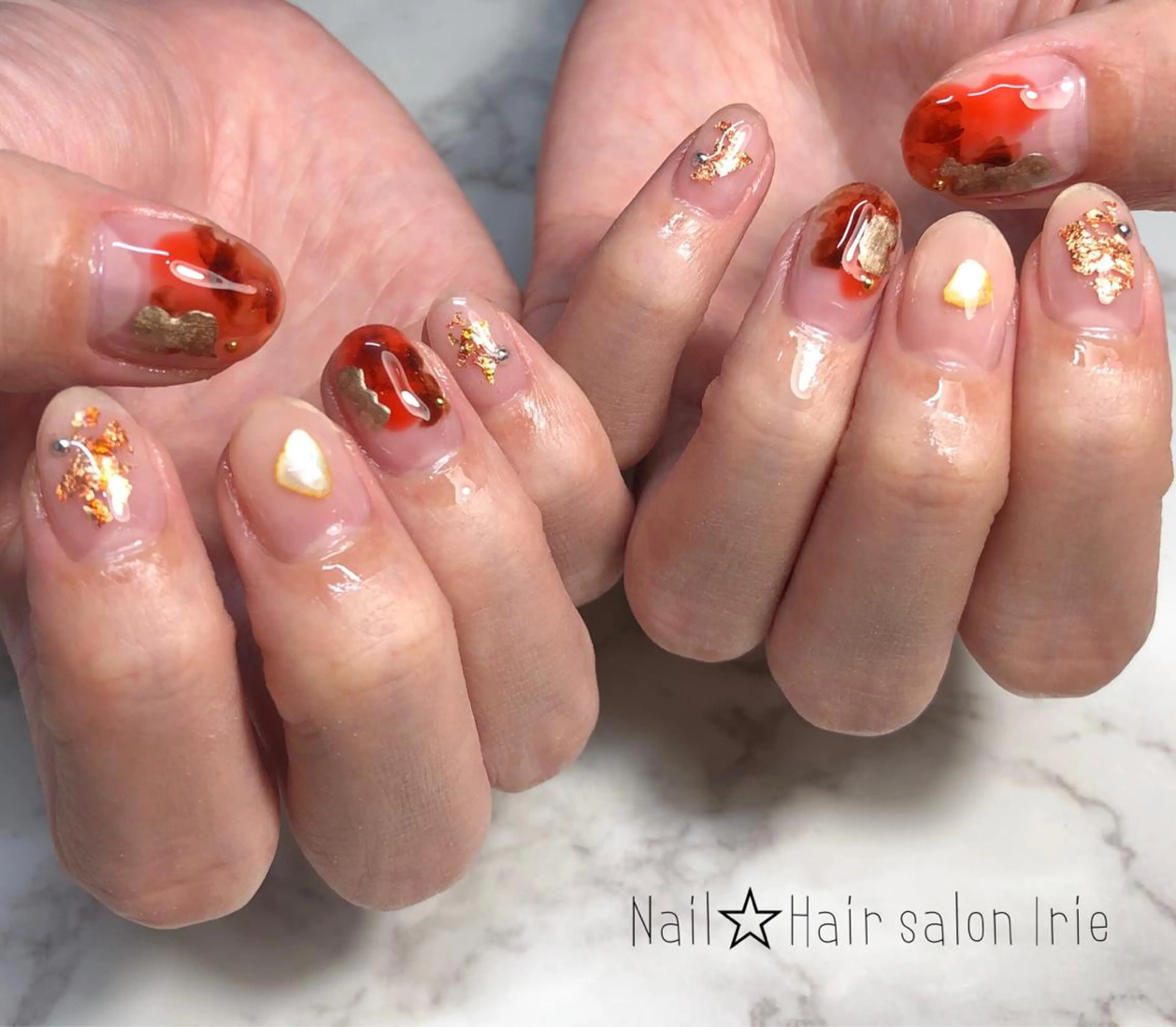 ネイル Hair salon Irie所属・與儀 知佳のネイルデザイン