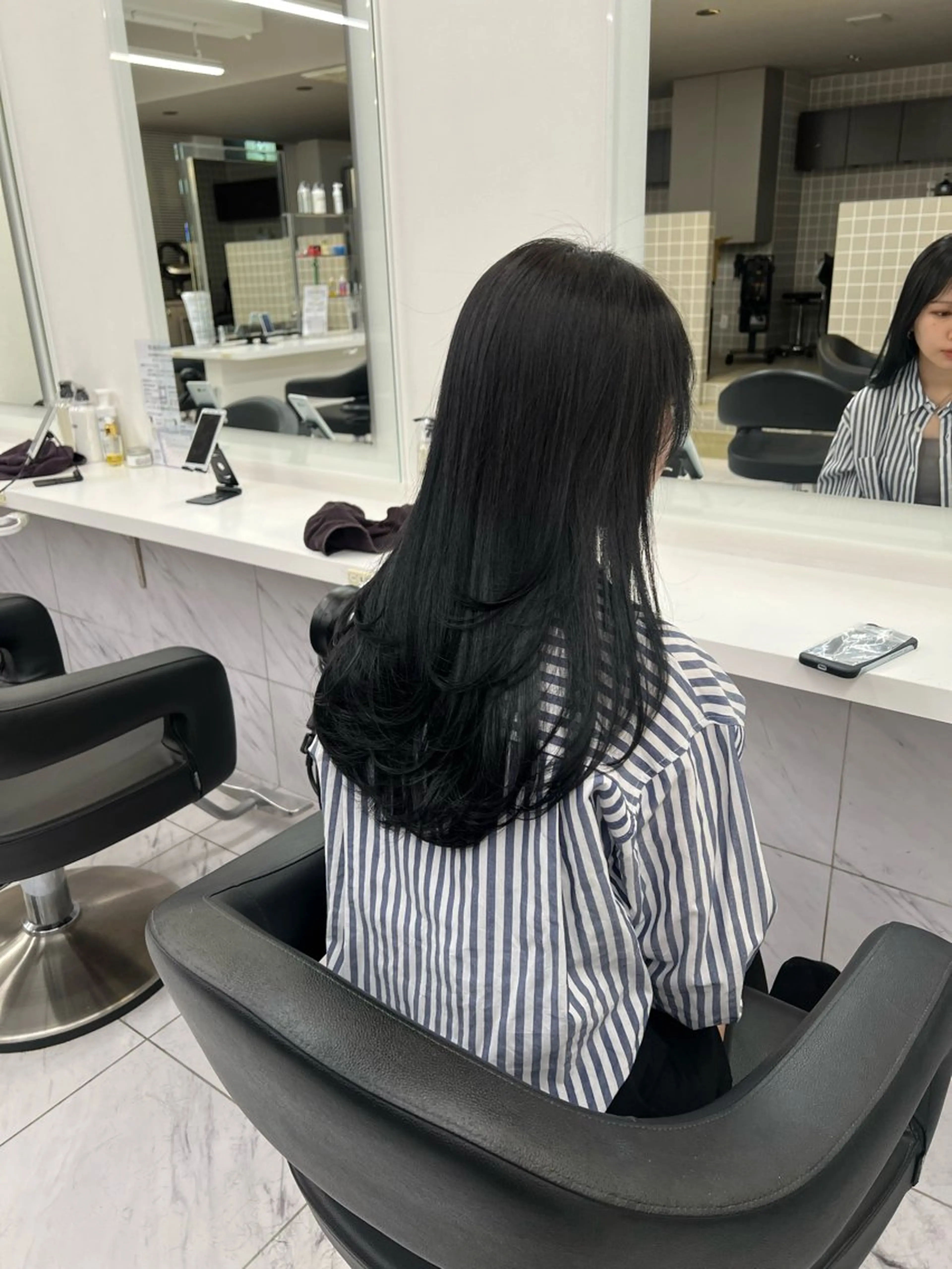 ロング カラー カット ヘアカラー 韓国レイヤーカット /REIのヘアスタイル