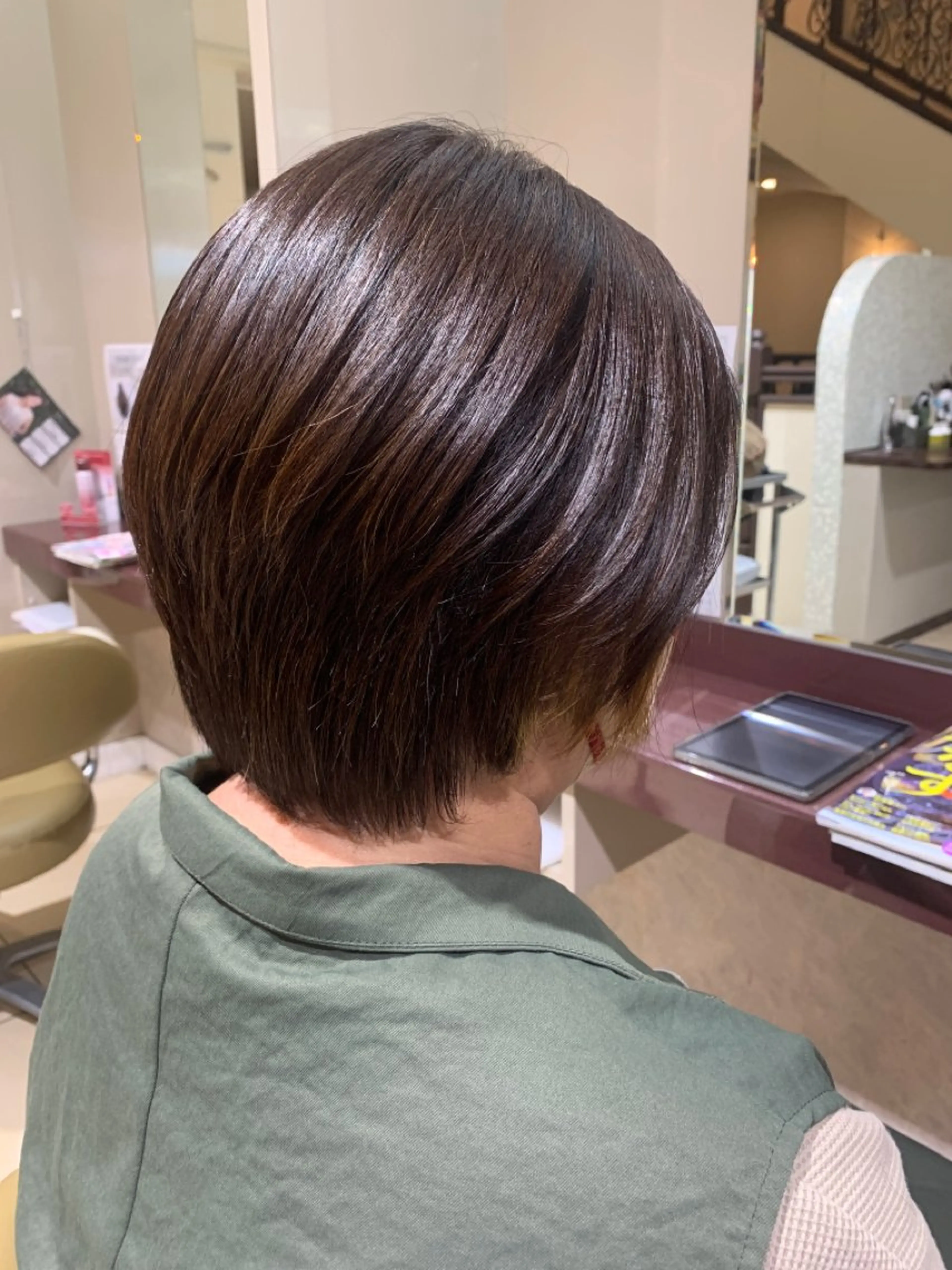 ショート カット ヘアカラー トリートメント ヘッドスパ 大島 裕也のヘアスタイル