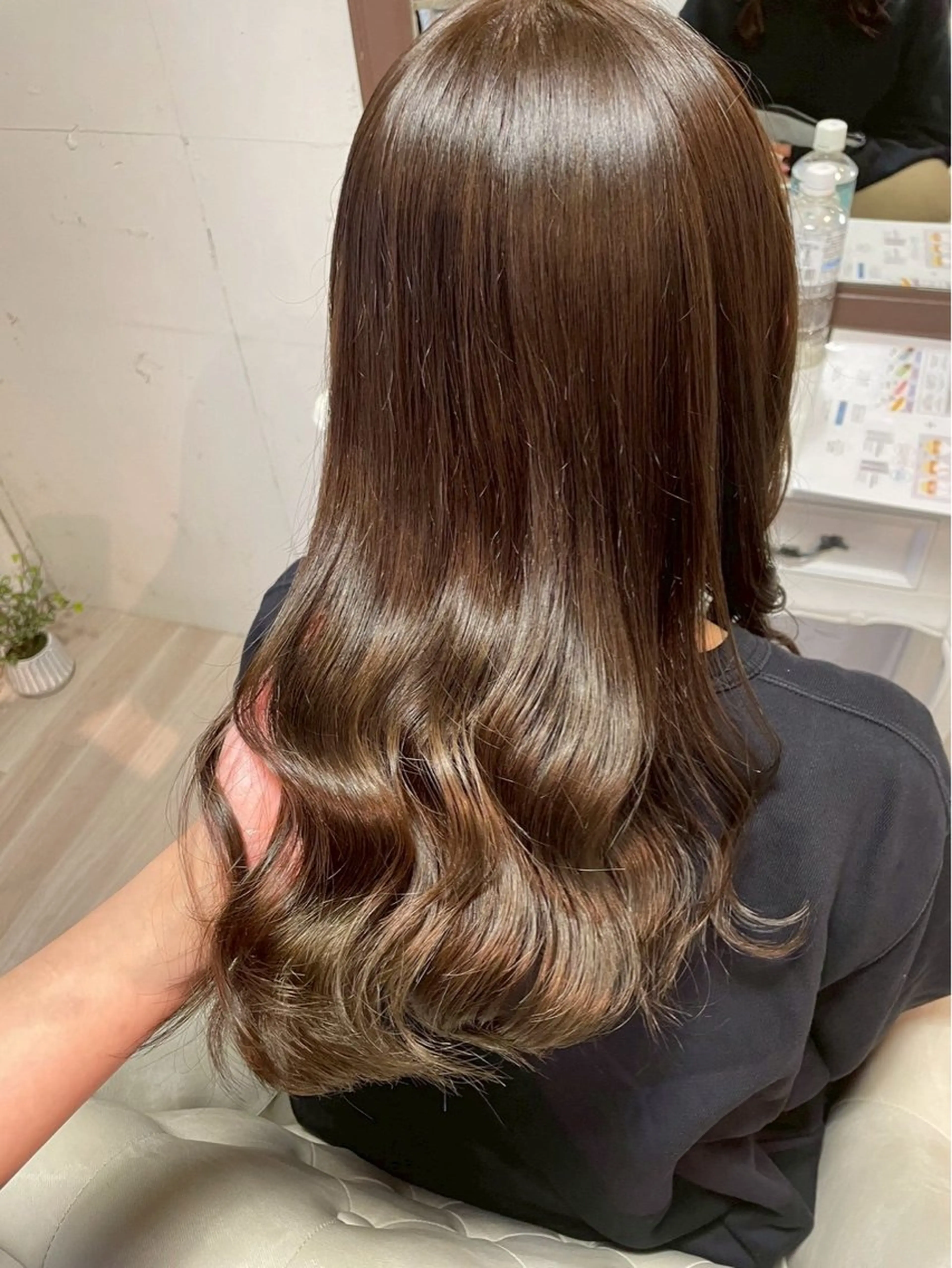 ロング カラー ブラウンカラー 髪質改善 トリートメント ヘアカラー emu天文館店所属・emu🤍𐙚 Miyuのヘアスタイル