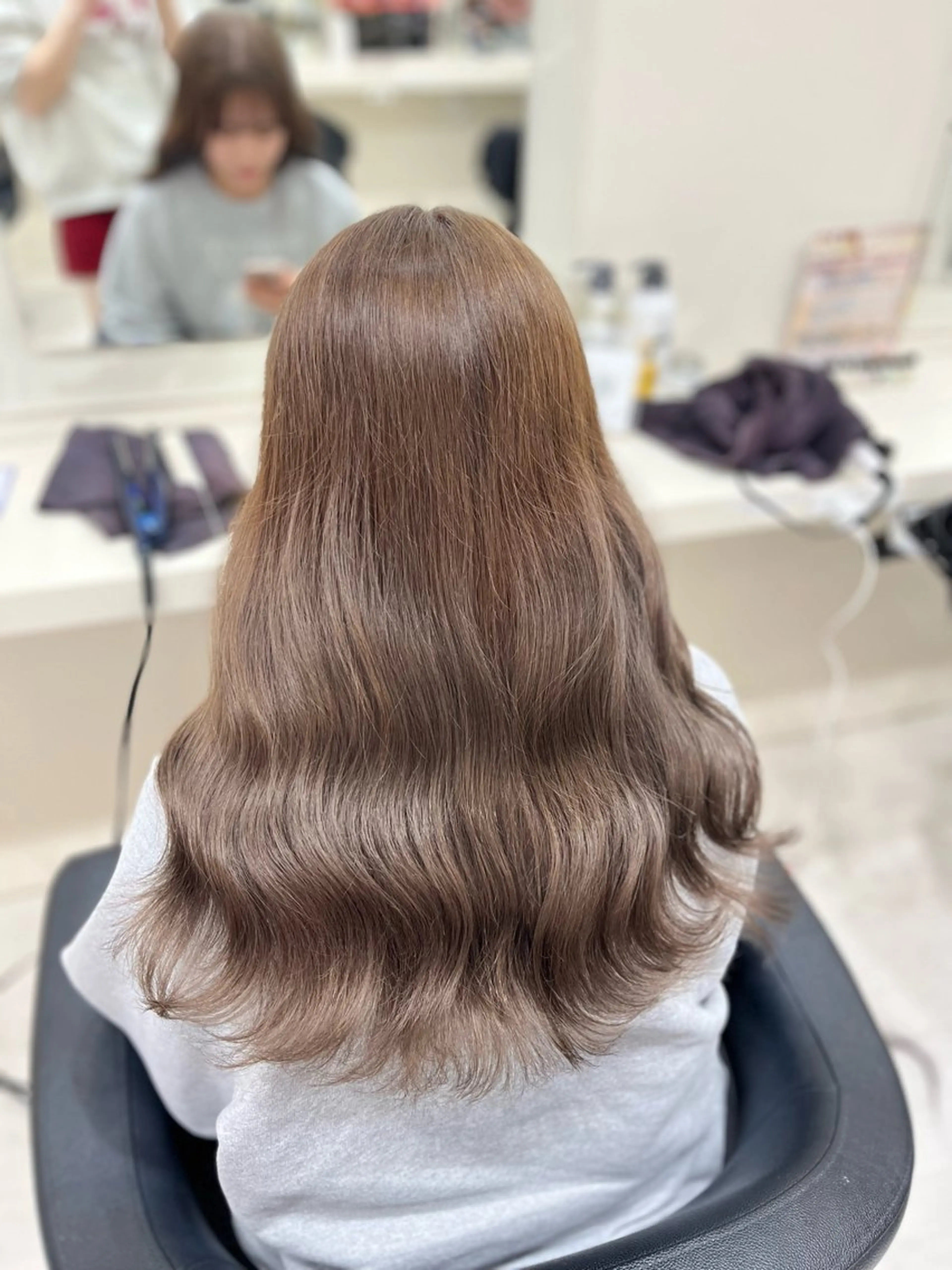 カラー ヘアカラー トリートメント ベージュ・ラベンダー カラー🎀りりのヘアスタイル