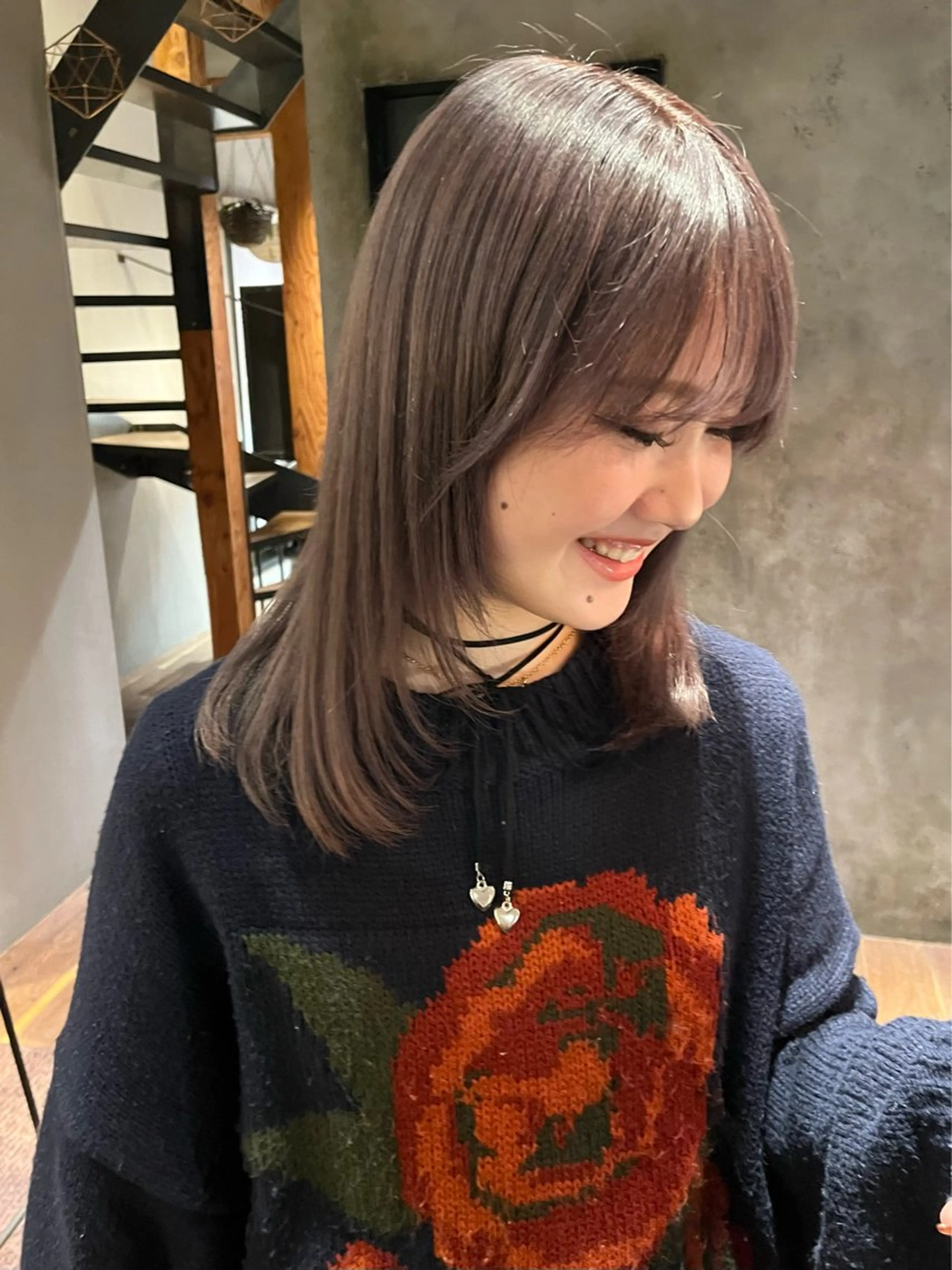 ミディアム arbos所属・arbos/鳳美容室 / yunaのヘアスタイル