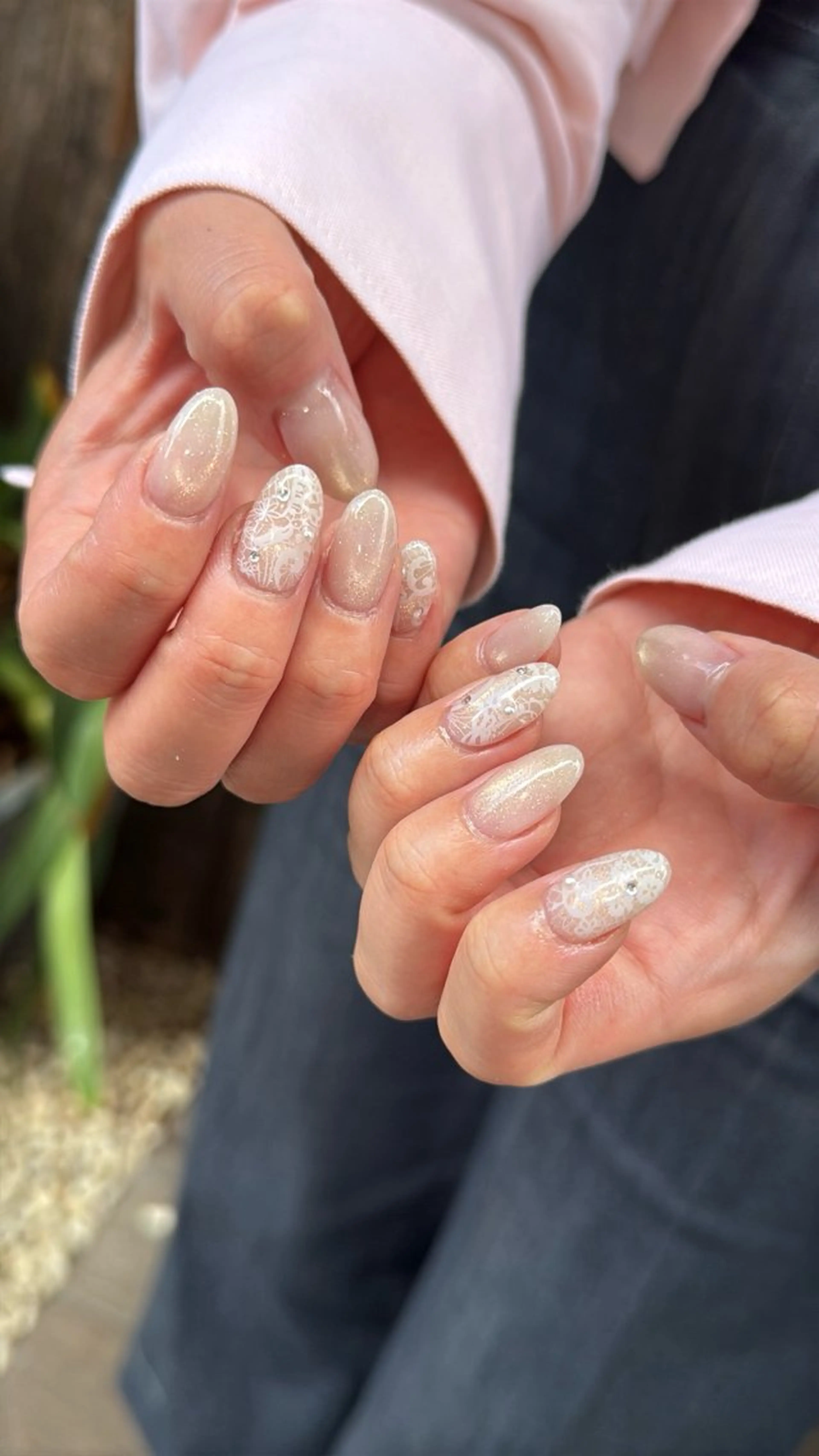 ネイル フラッシュネイル フラッシュマグ フットネイル フレンチネイル 韓国ネイル ハンドネイル SAKU  nail[サクネイル]所属・SAKU nail 作島茜のネイルデザイン