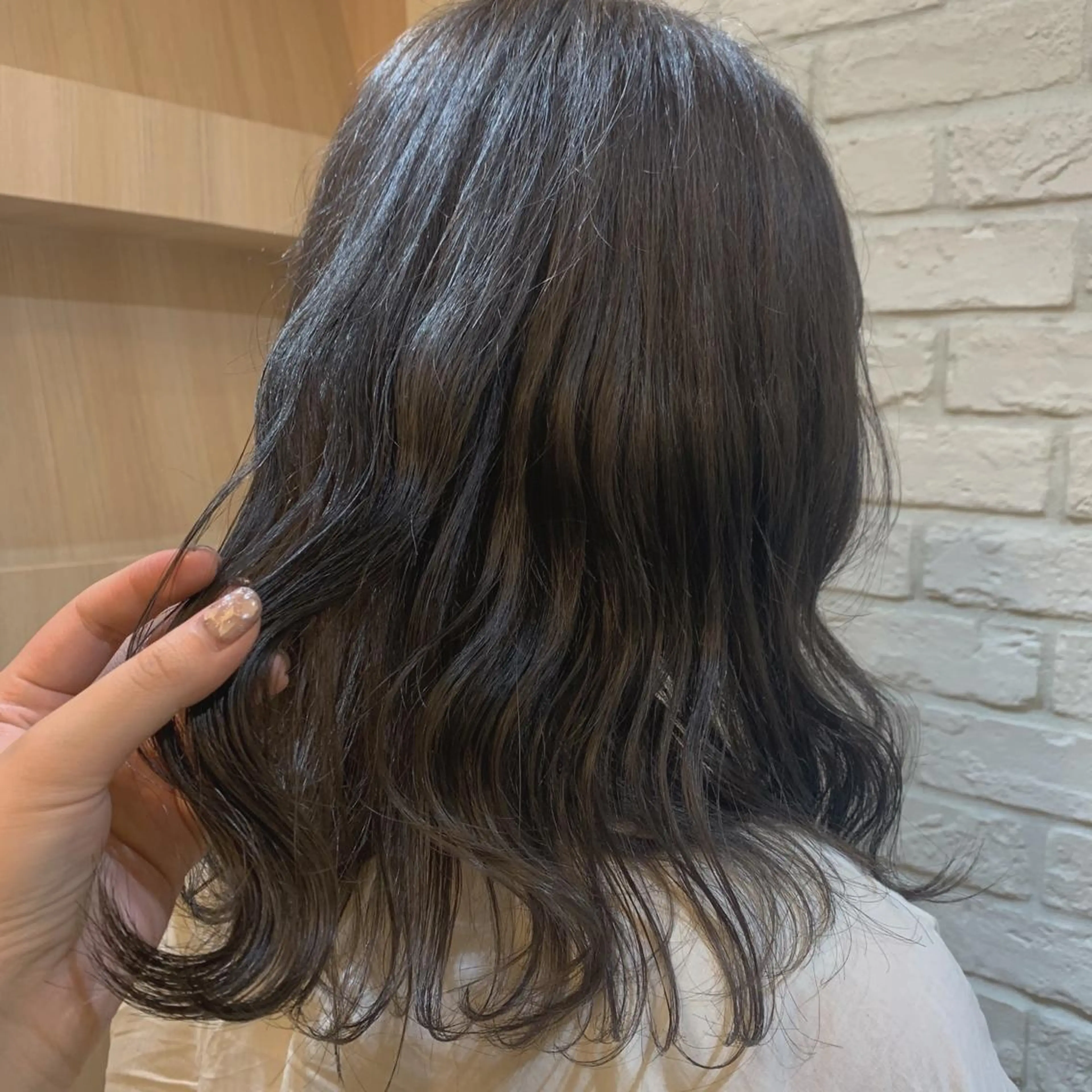 ミディアム カラー ヘアアレンジ 🎀野崎 美玖𝜗𝜚˚⋆のヘアスタイル