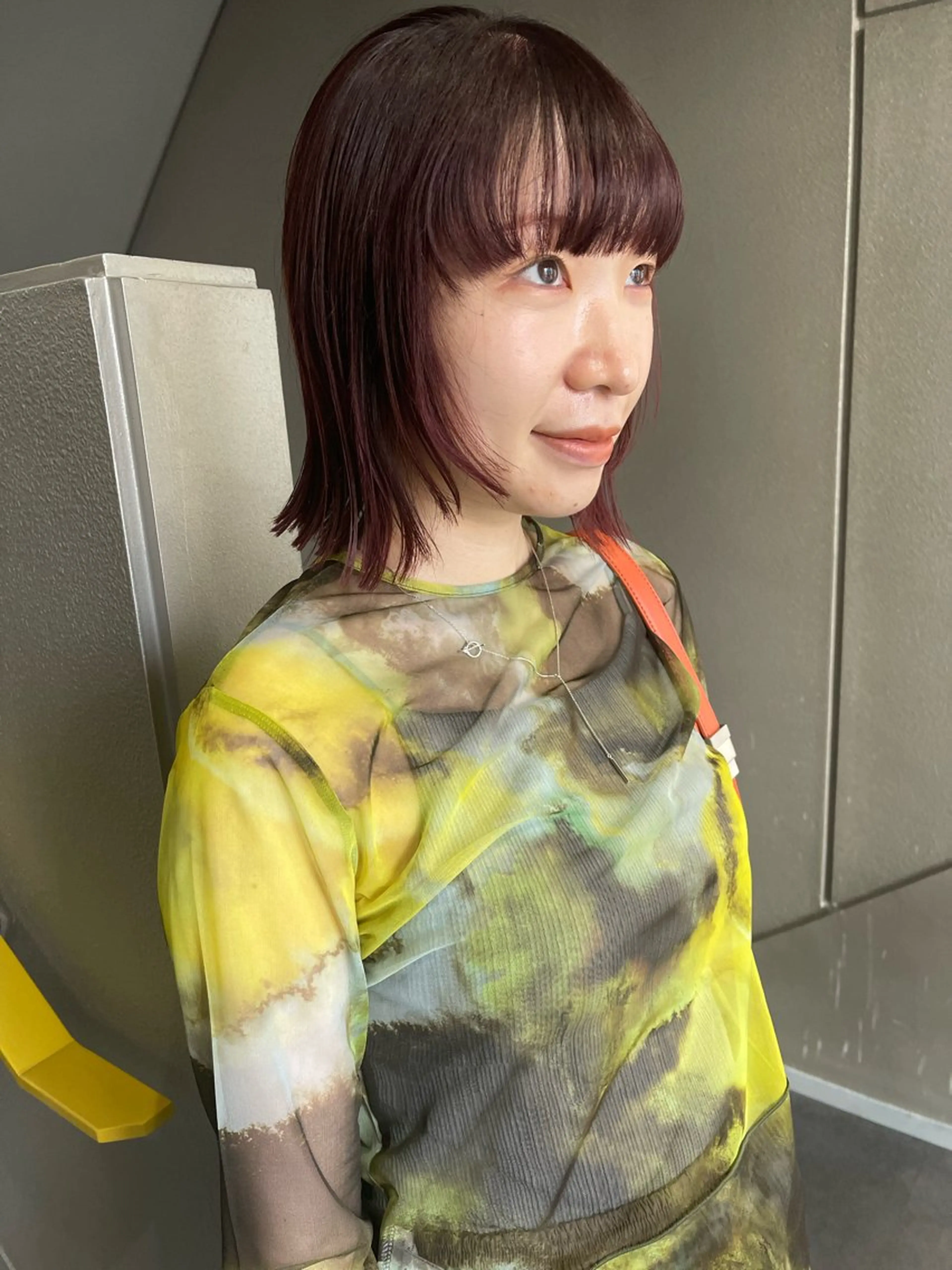 ミディアム カラー カット ヘアカラー トリートメント pole/apartment所属・💓パーマ，💗 レイヤーカットのヘアスタイル