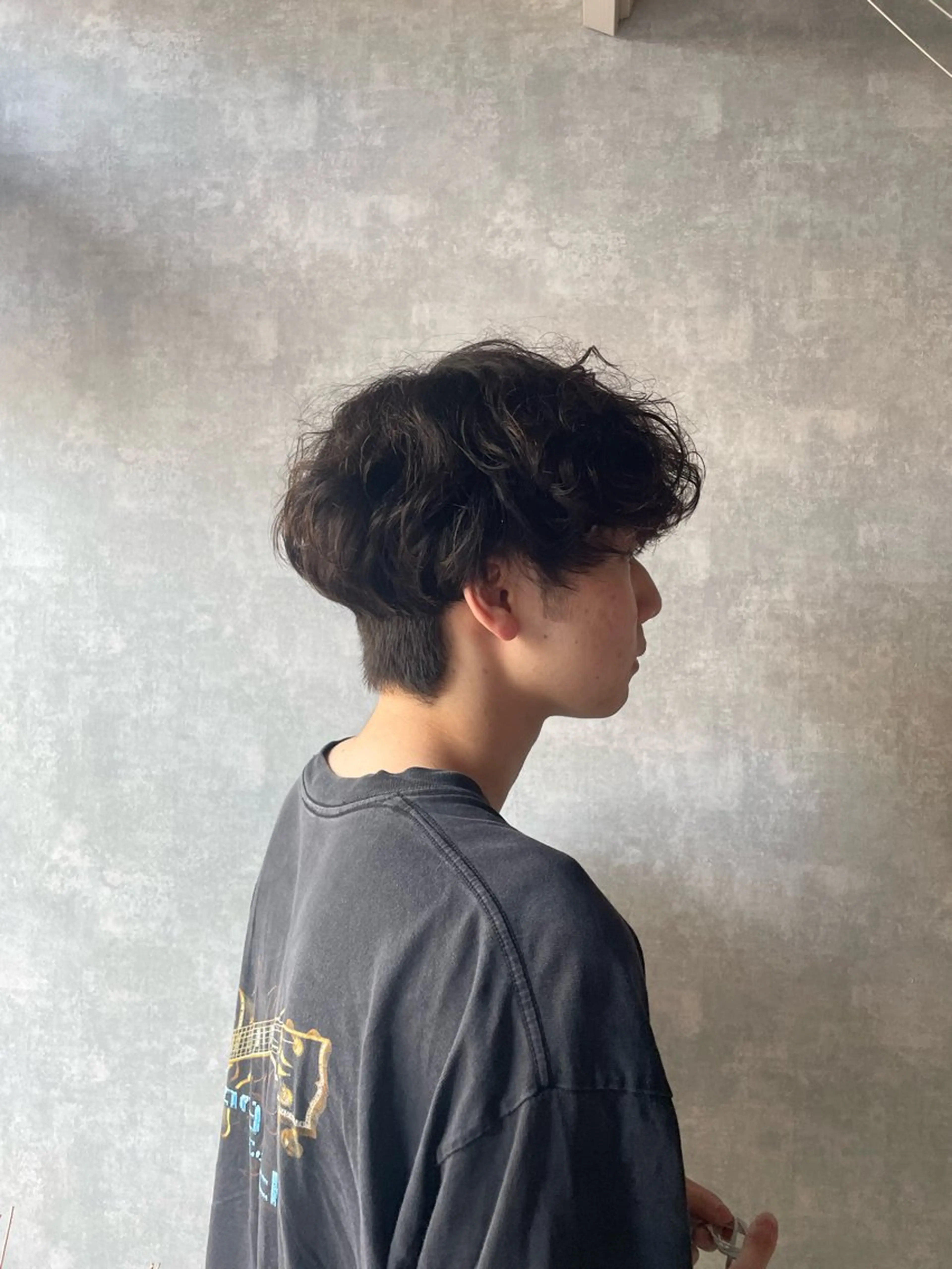 メンズカット＋パーマの写真