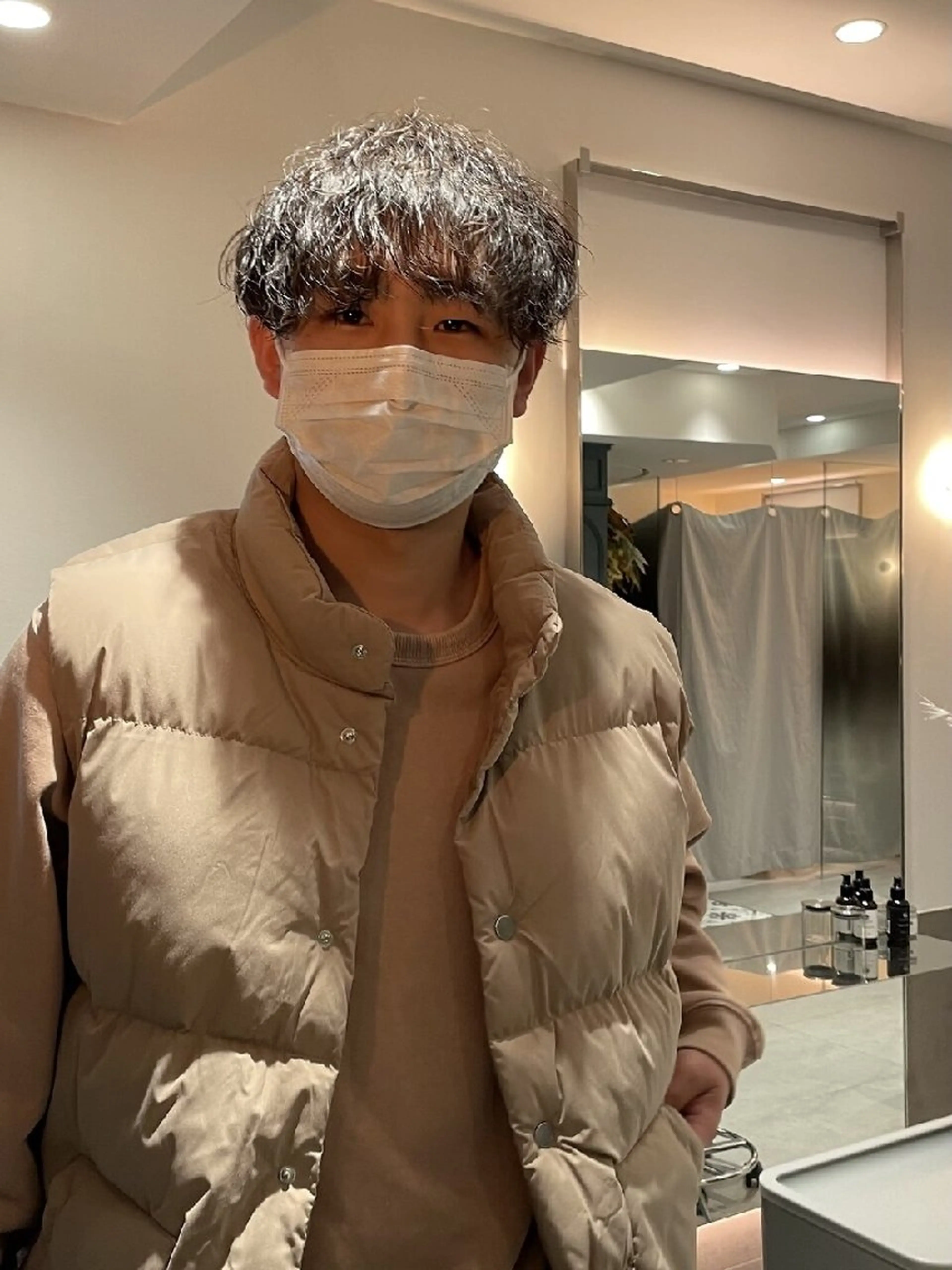 メンズ パーマ カット 【メンズカット/パー マ👦】momo🌷のヘアスタイル