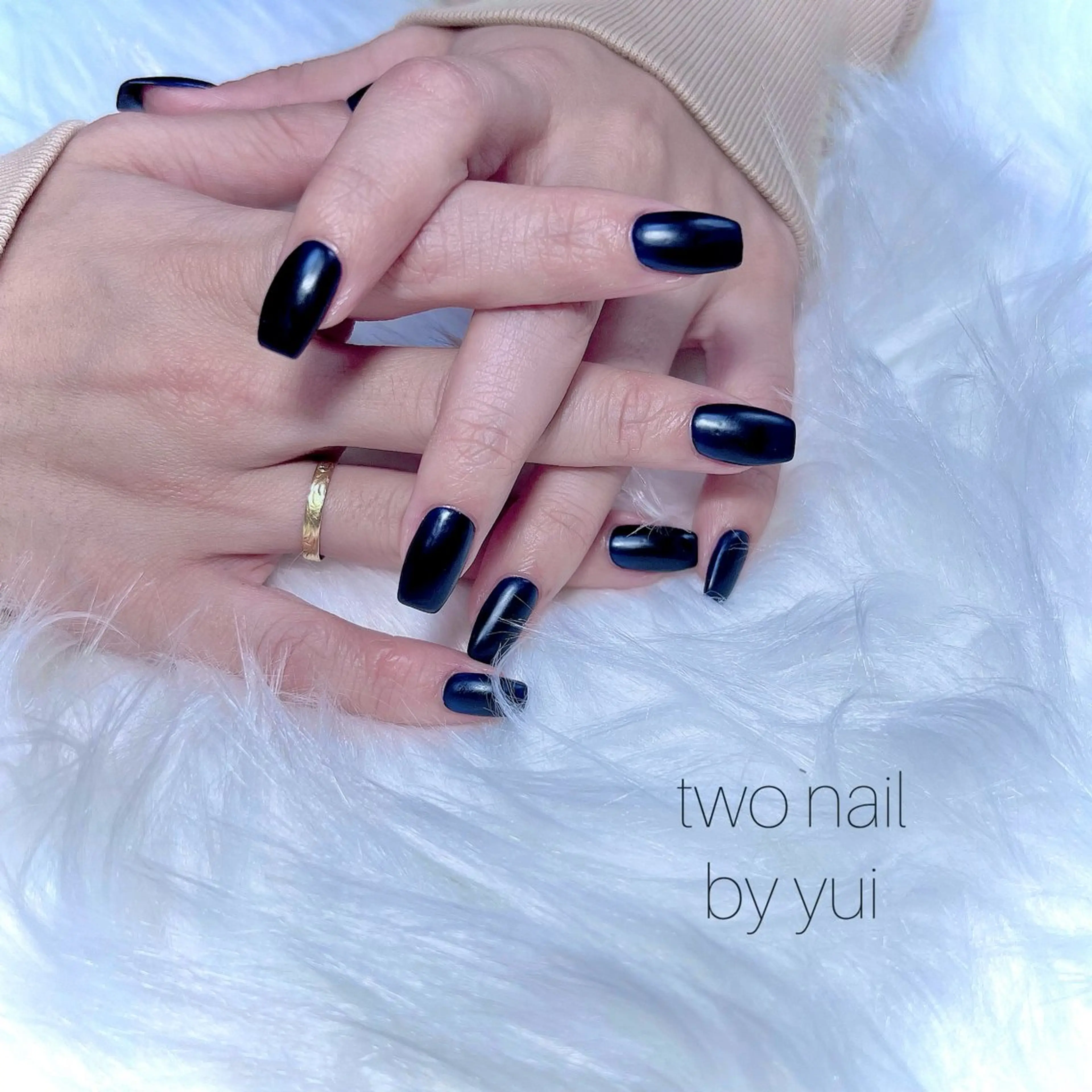 ネイル ネイルチップ ホワイト ハンドネイル two nailのネイルデザイン