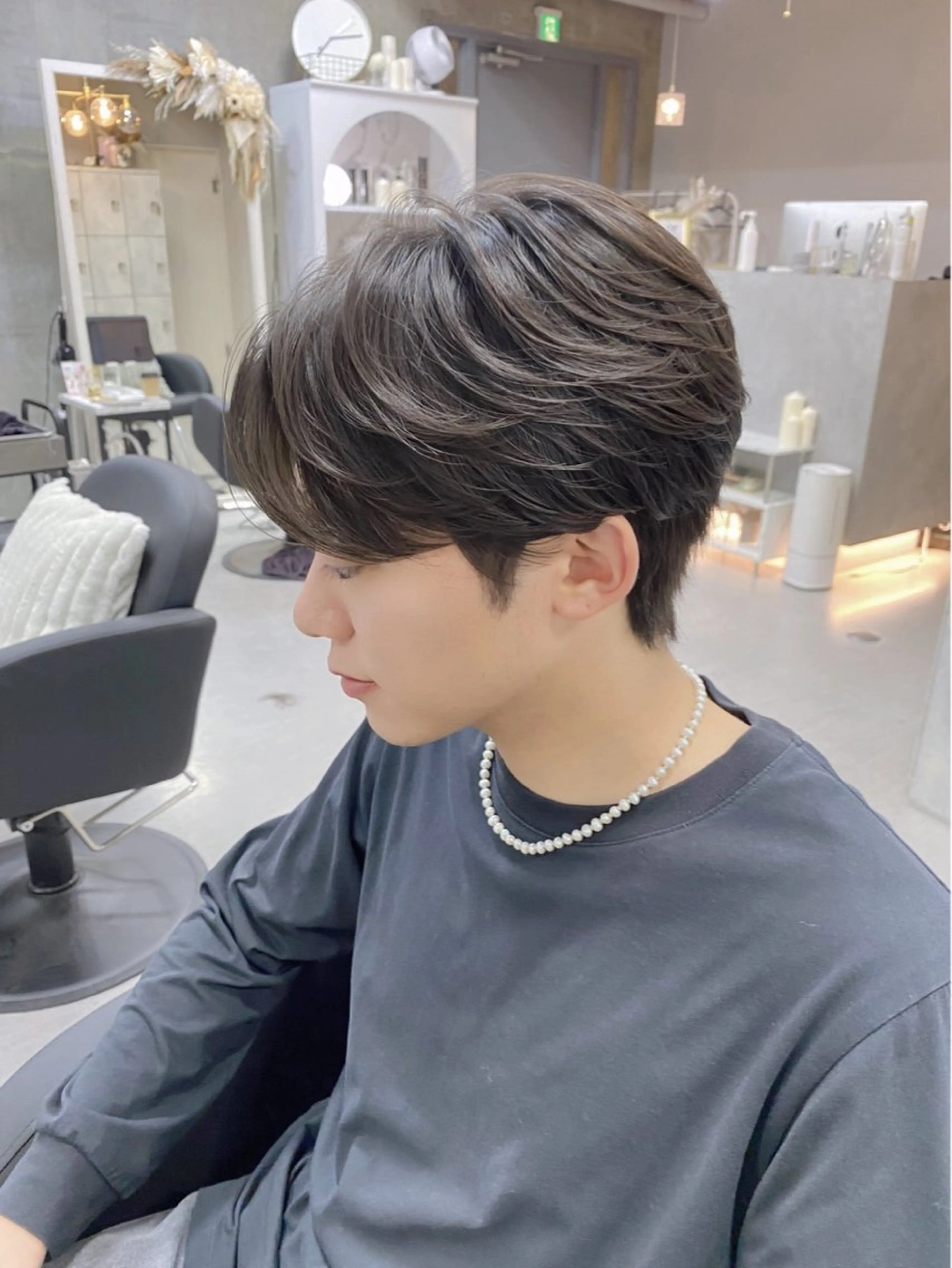 パーマ メンズ ダウンパーマ メンズ韓国風 メンズパーマ ニュアンスパーマ ‎XELM高崎‎‎‎ ‎‎🤍Kyoka‎のヘアスタイル