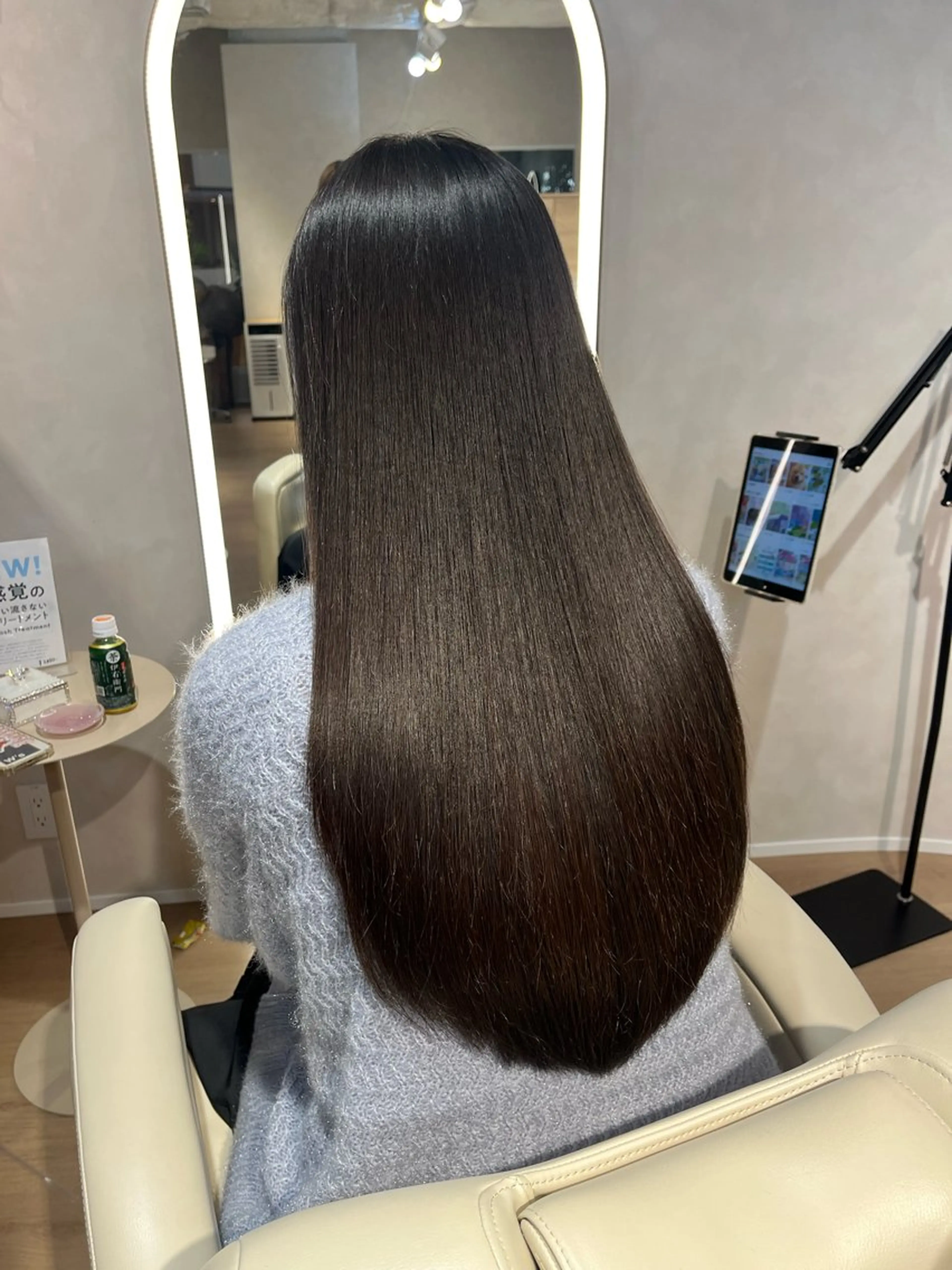 ロング パーマ ストレートパーマ unopulir Veil所属・大西 愛梨のヘアスタイル