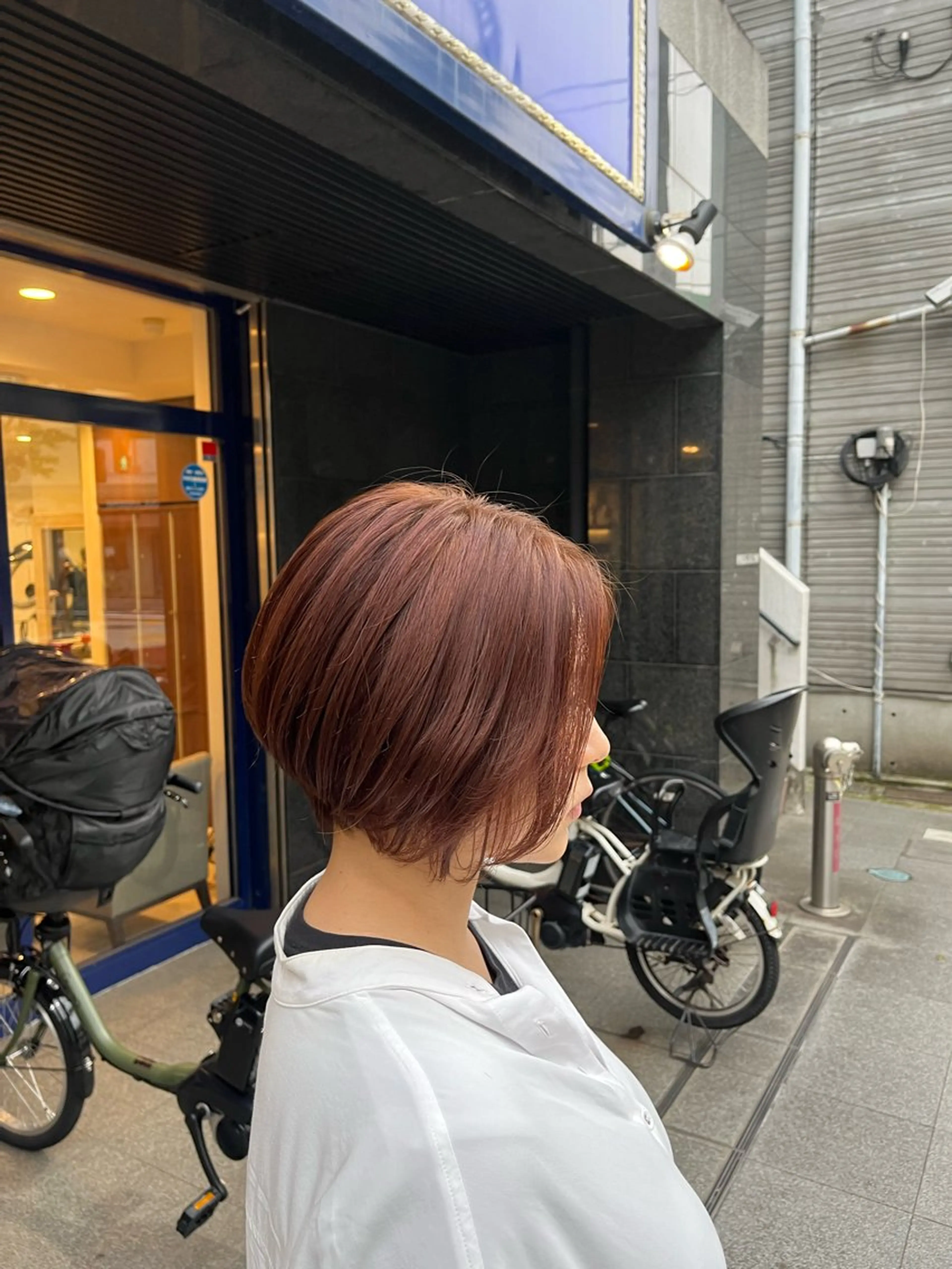 ショート カラー カット ヘアカラー 大人透明感艶カラー 寺田稜のヘアスタイル