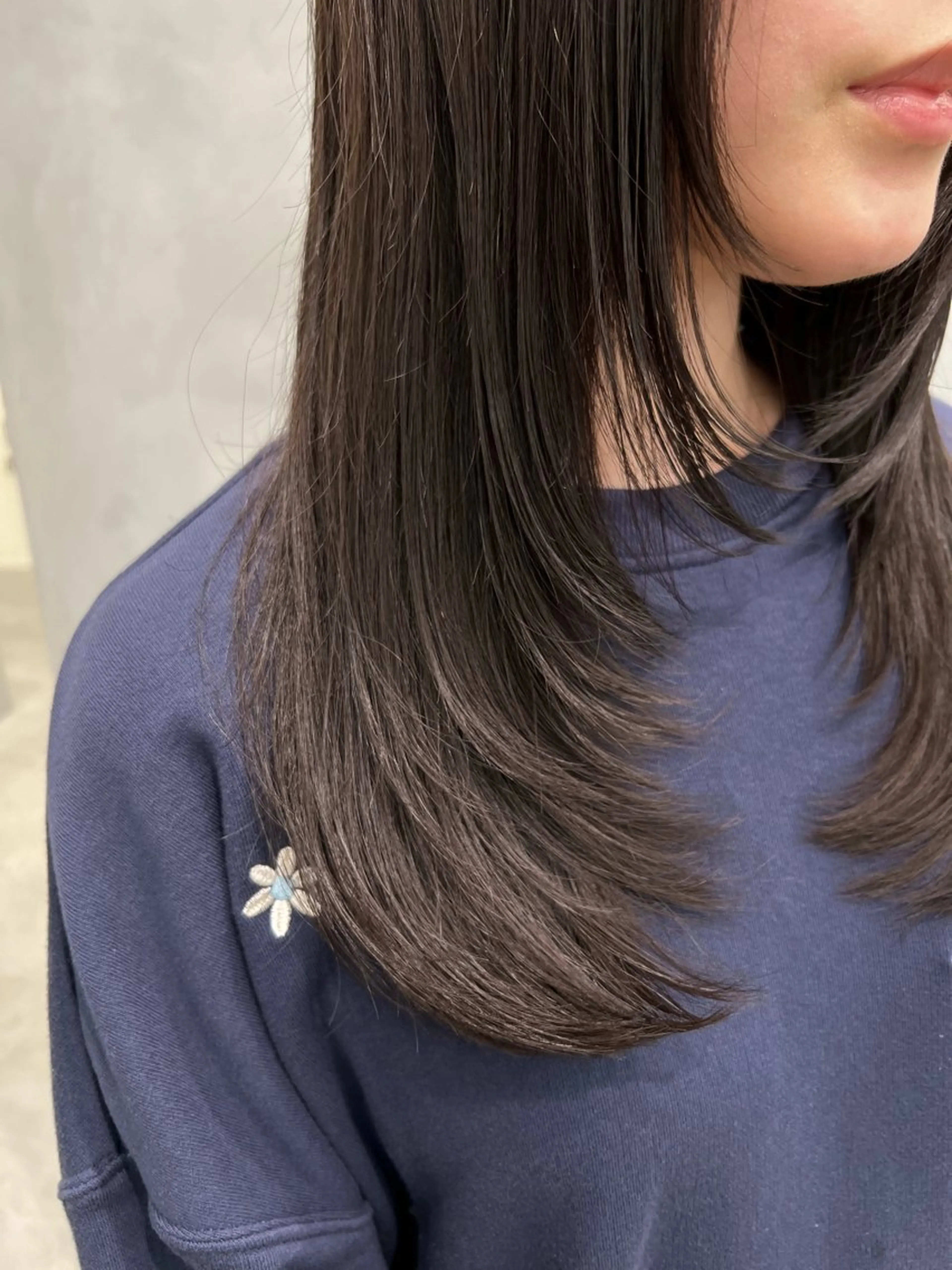 ミディアム 伸ばしかけ レイヤーカット 小顔カット 🩷hair salon dot. tokyo color 🩷所属・hao 🎀🫧のヘアスタイル