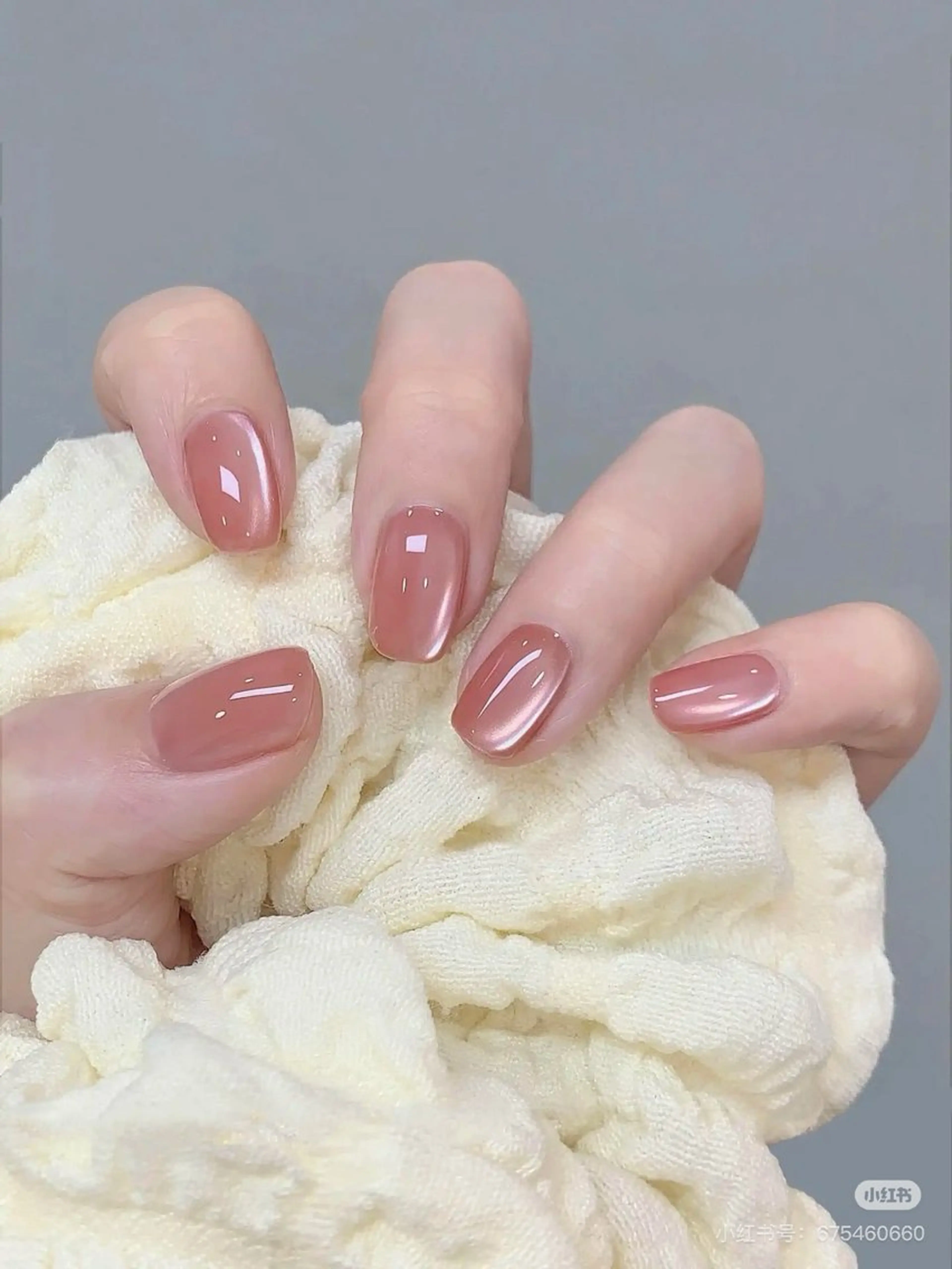 ハンドジェルネイル　マグネットネイルの写真