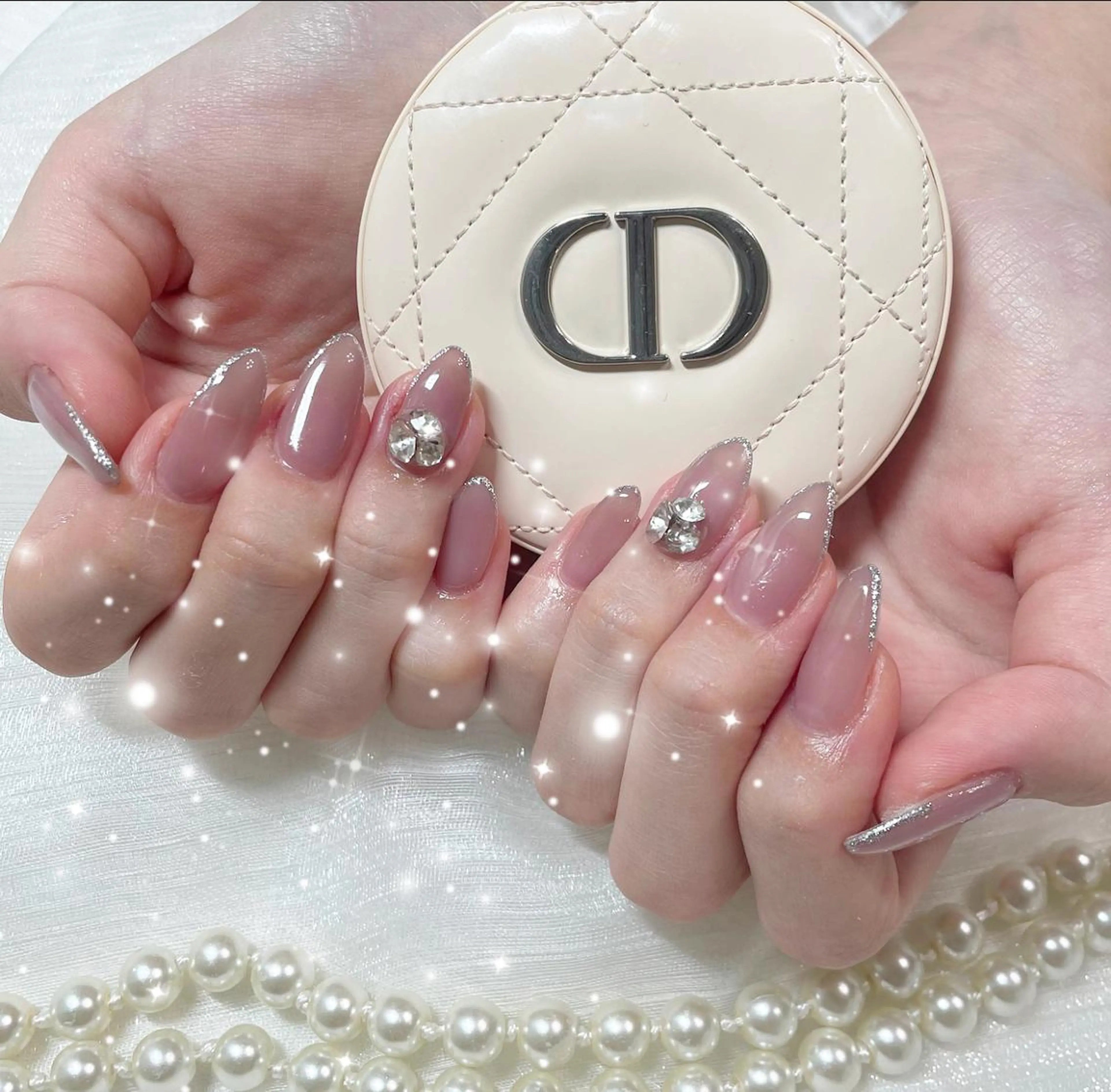 ネイル ハンドネイル 🎀Mai 🎀12/22空✩⡱のネイルデザイン