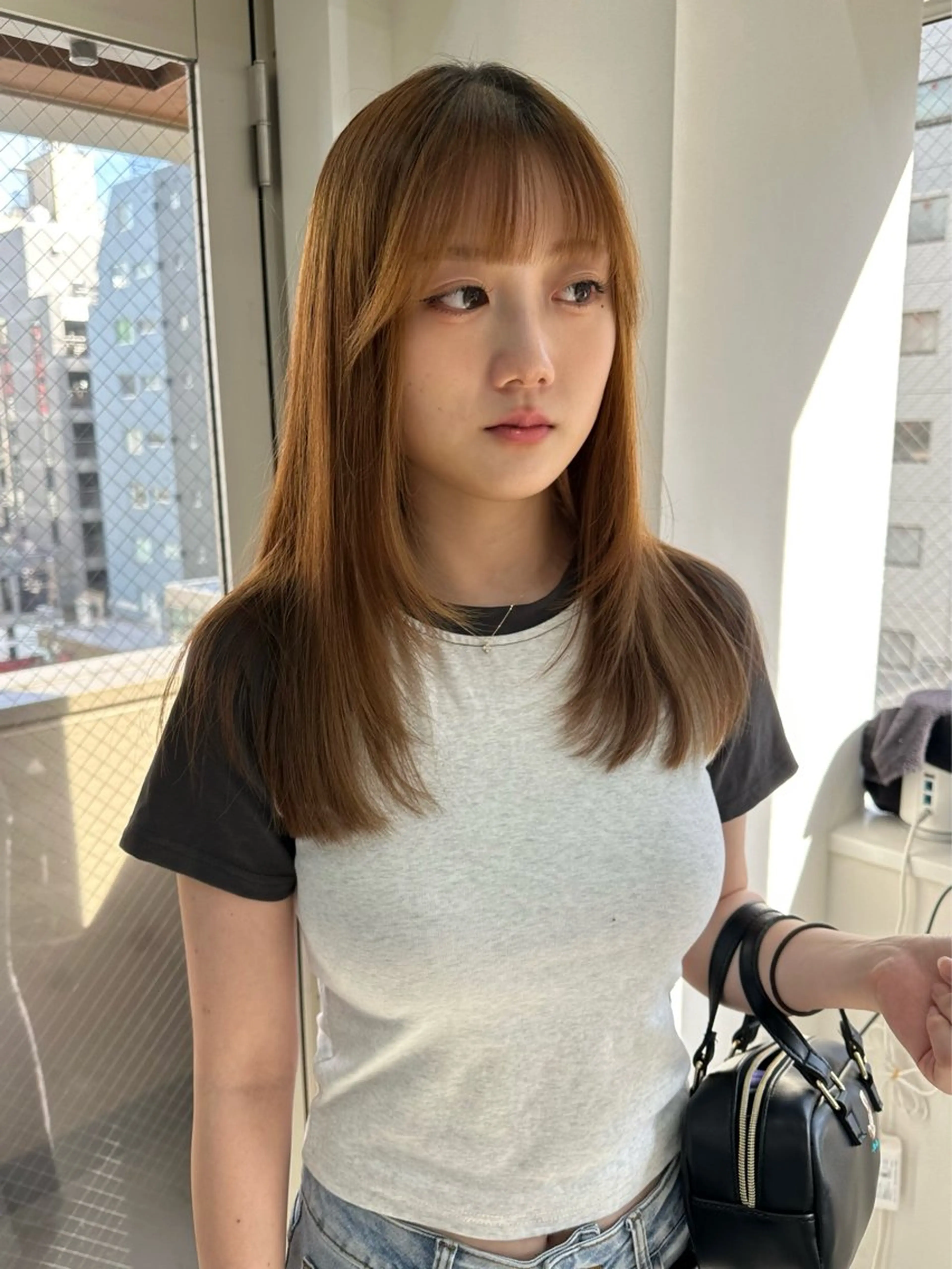 ロング ロング カット ヘアカラー ボブ/似合わせカット /ニュアンスカラーのヘアスタイル