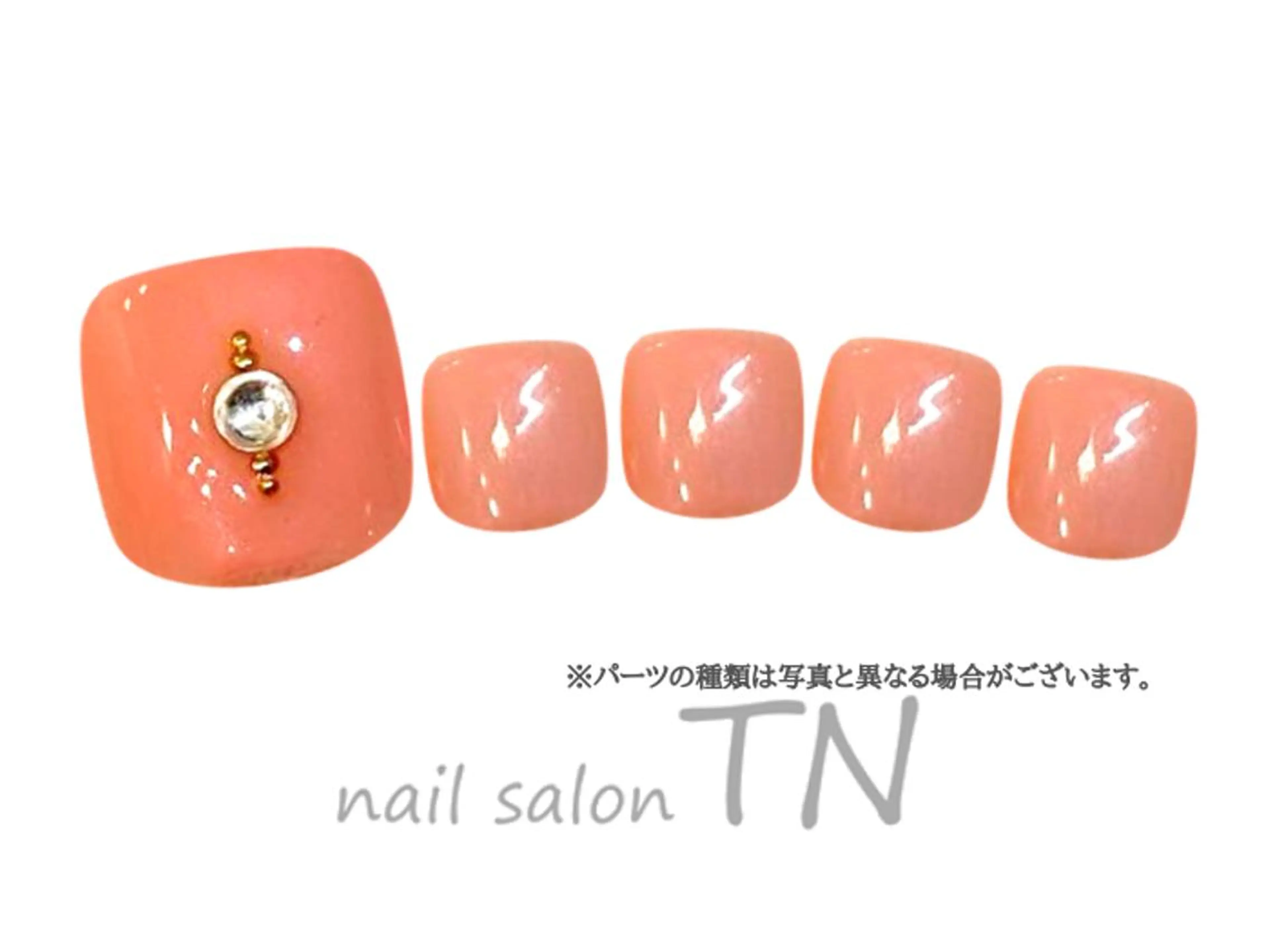 ネイル フットネイル 中島 実穂のネイルデザイン