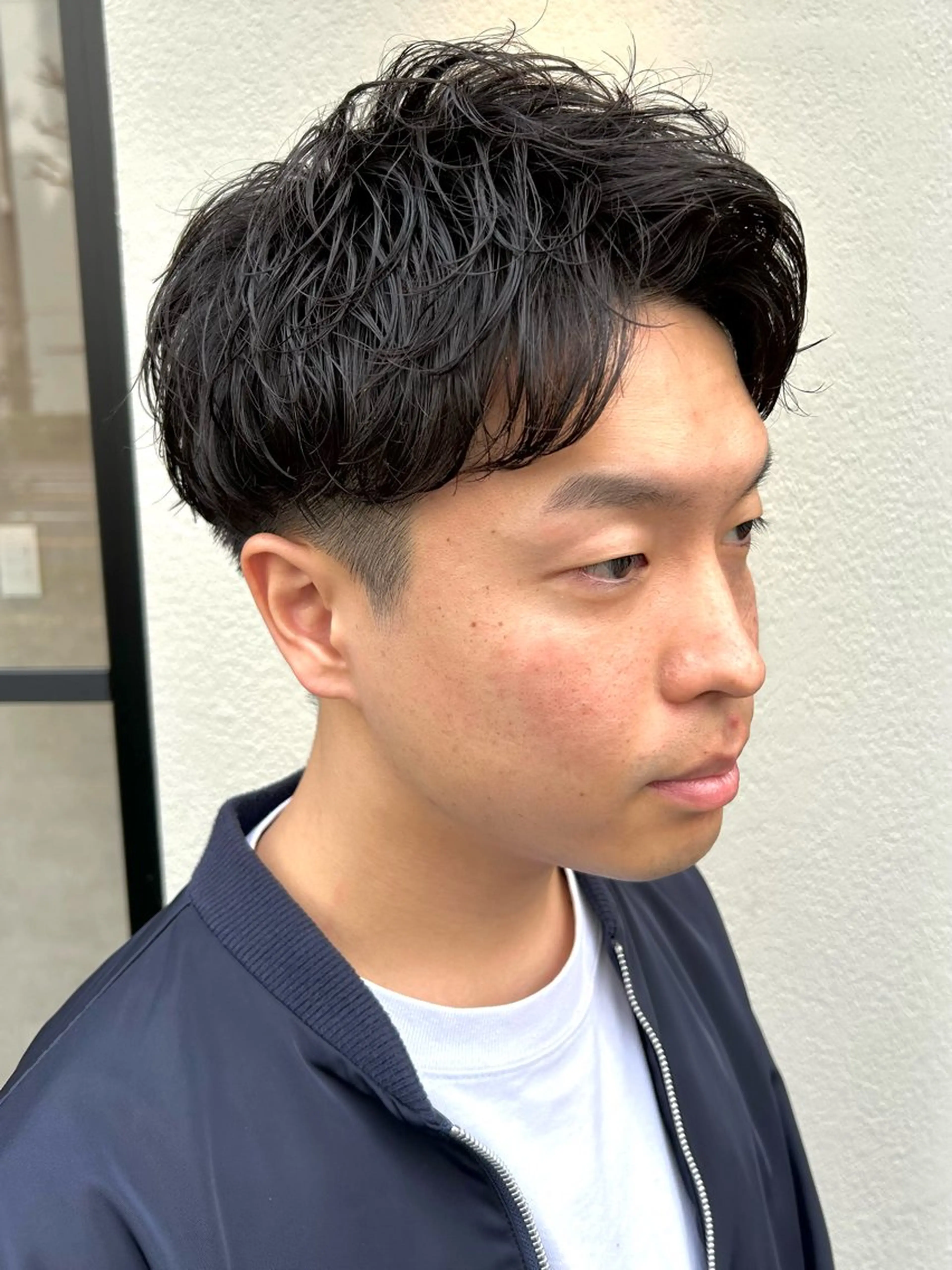 ミディアム パーマ 🔥メンズ専門🔥 塩拓巳のヘアスタイル