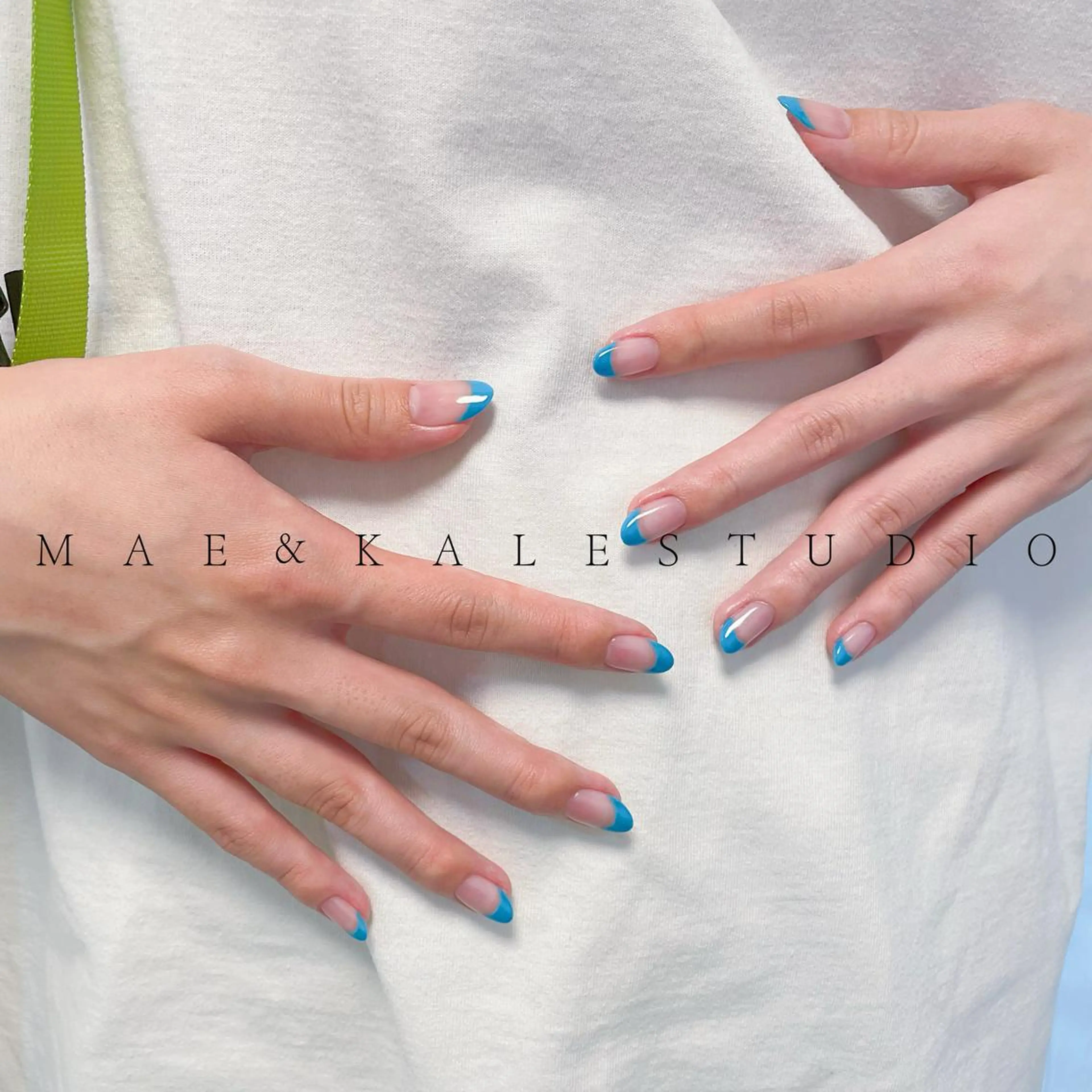 ネイル フレンチネイル MAE&KALE STUDIOのマツエク・マツパデザイン