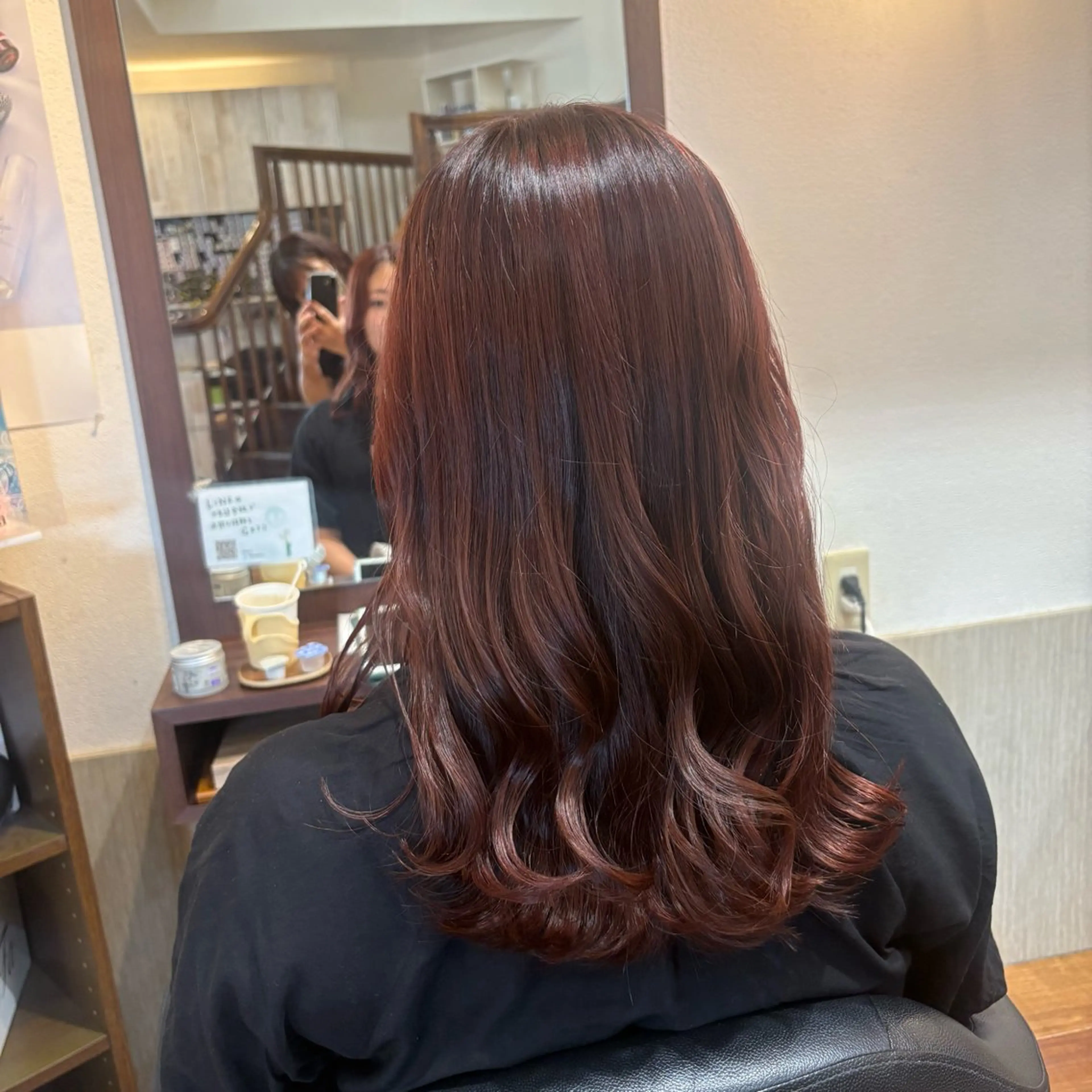 ロング MOLLASALON 浅香山店所属・髪質改善カラー 縮毛矯正🤍辻桃加のヘアスタイル