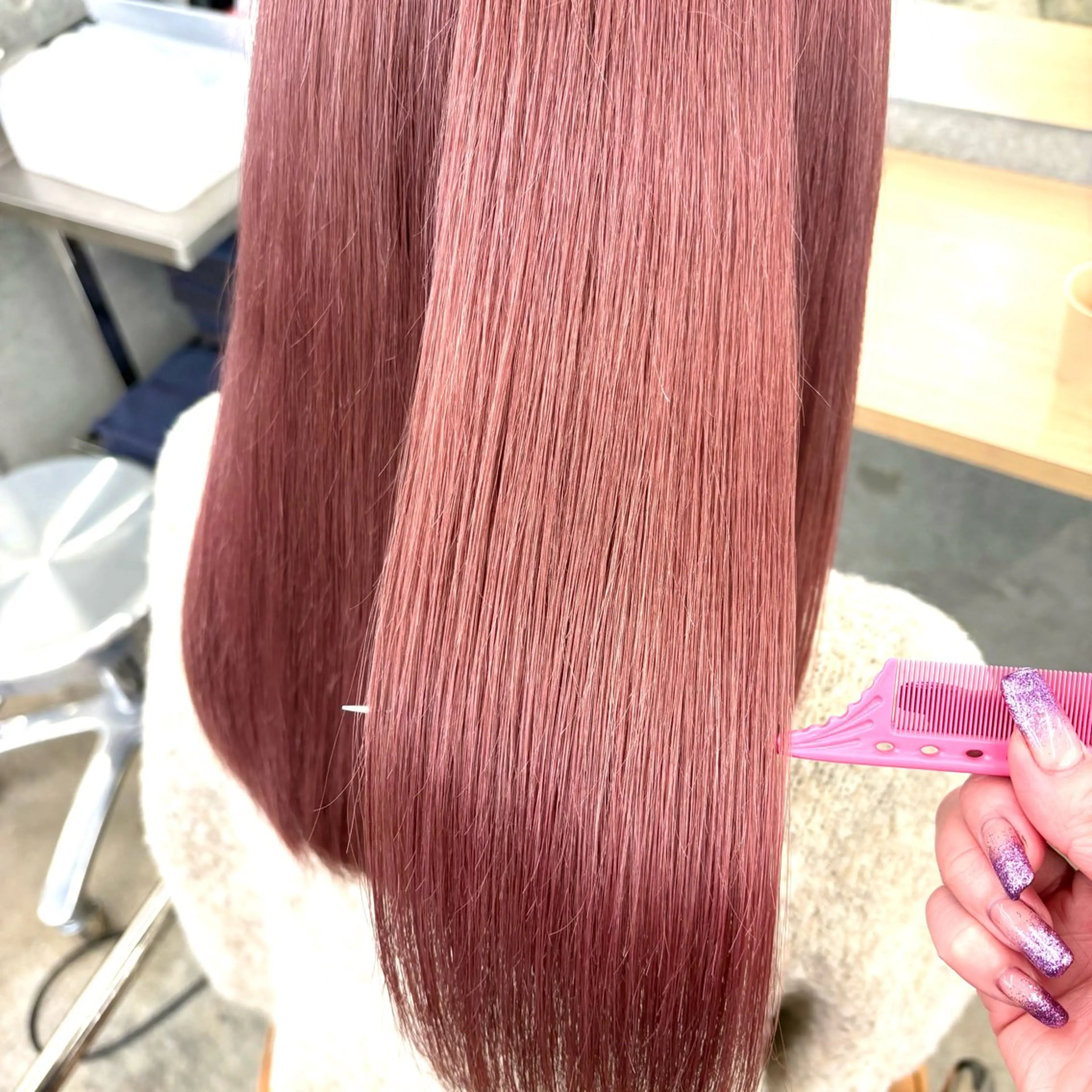 ロング カラー 🎀暖色カラー🎀 ♡yurika♡のヘアスタイル