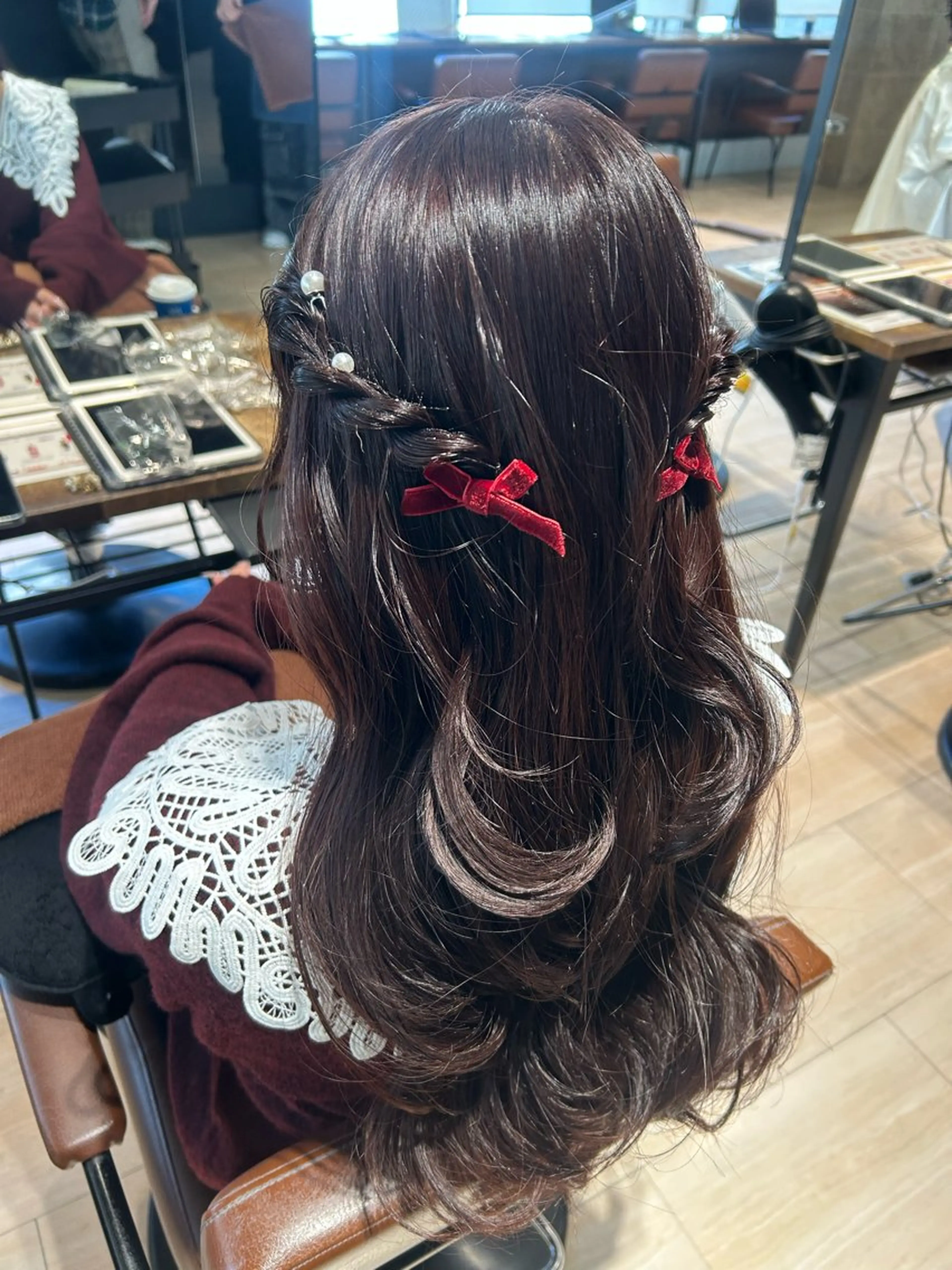 ヘアセット 🎀大竹美侑／顔まわ りカット／レイヤーのヘアスタイル